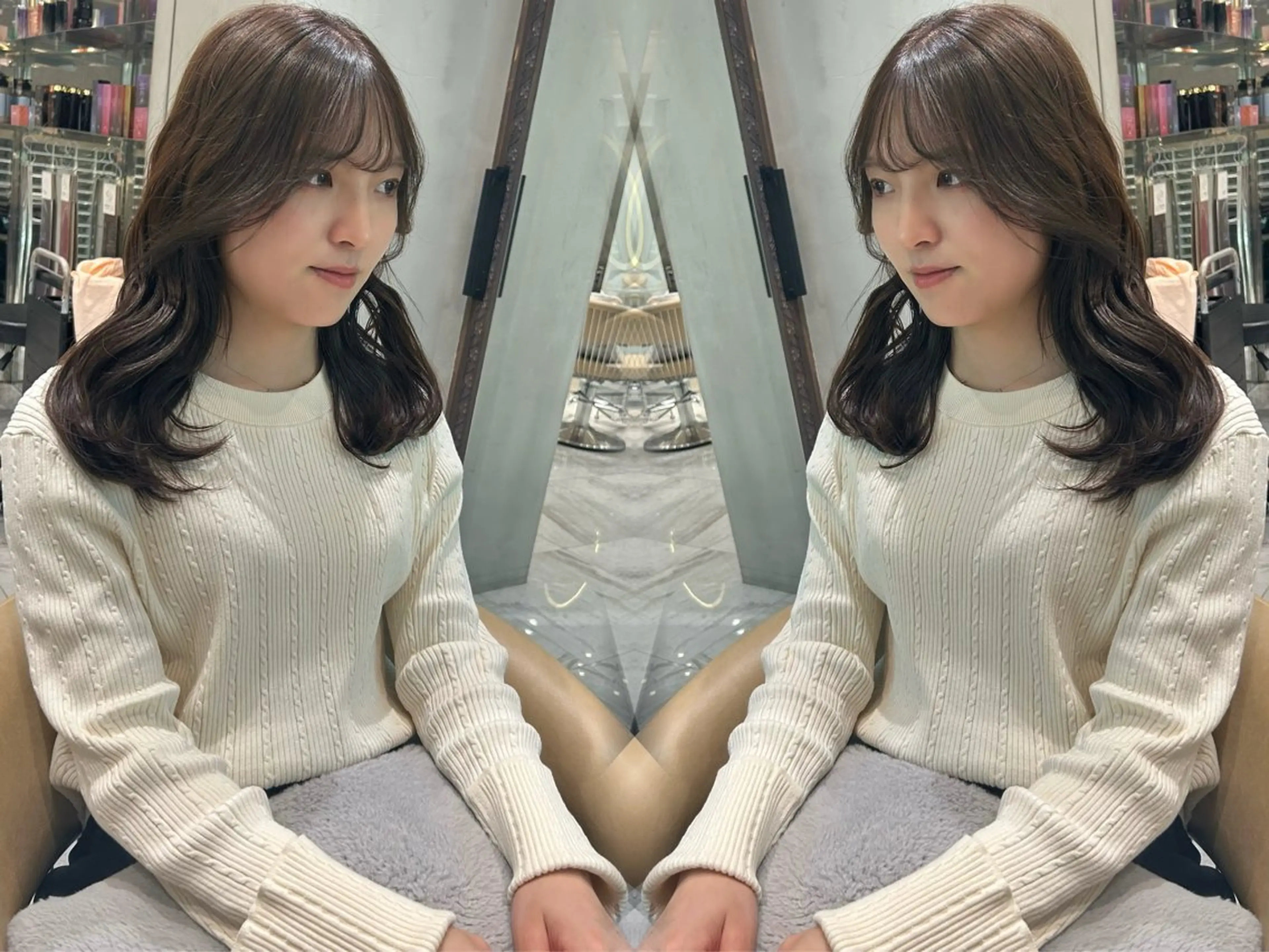 ロング カラー ヘアカラー トリートメント ブリーチで叶える透明 感カラーTakeruのヘアスタイル