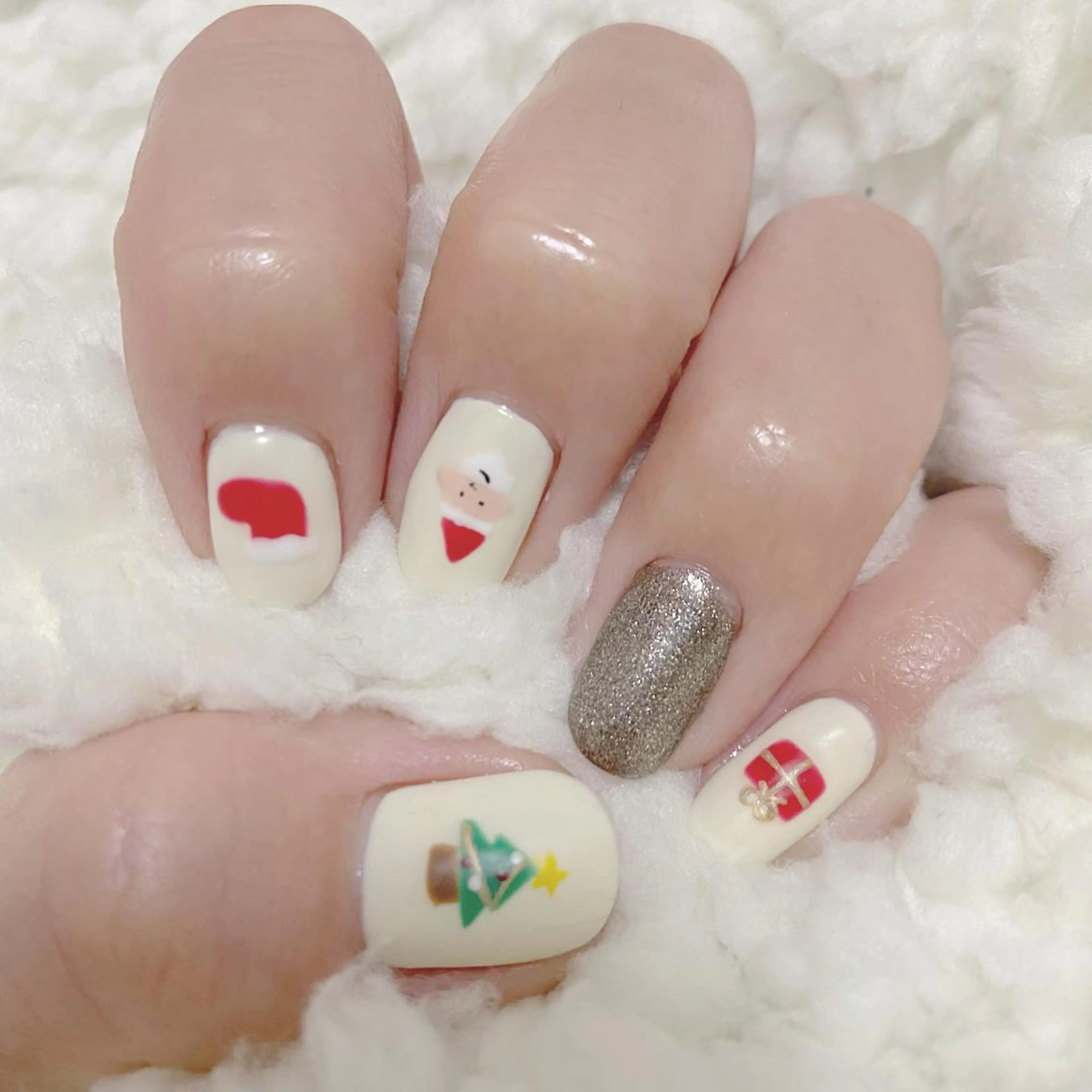 ネイル 冬ネイル クリスマス nail salon Bayのネイルデザイン
