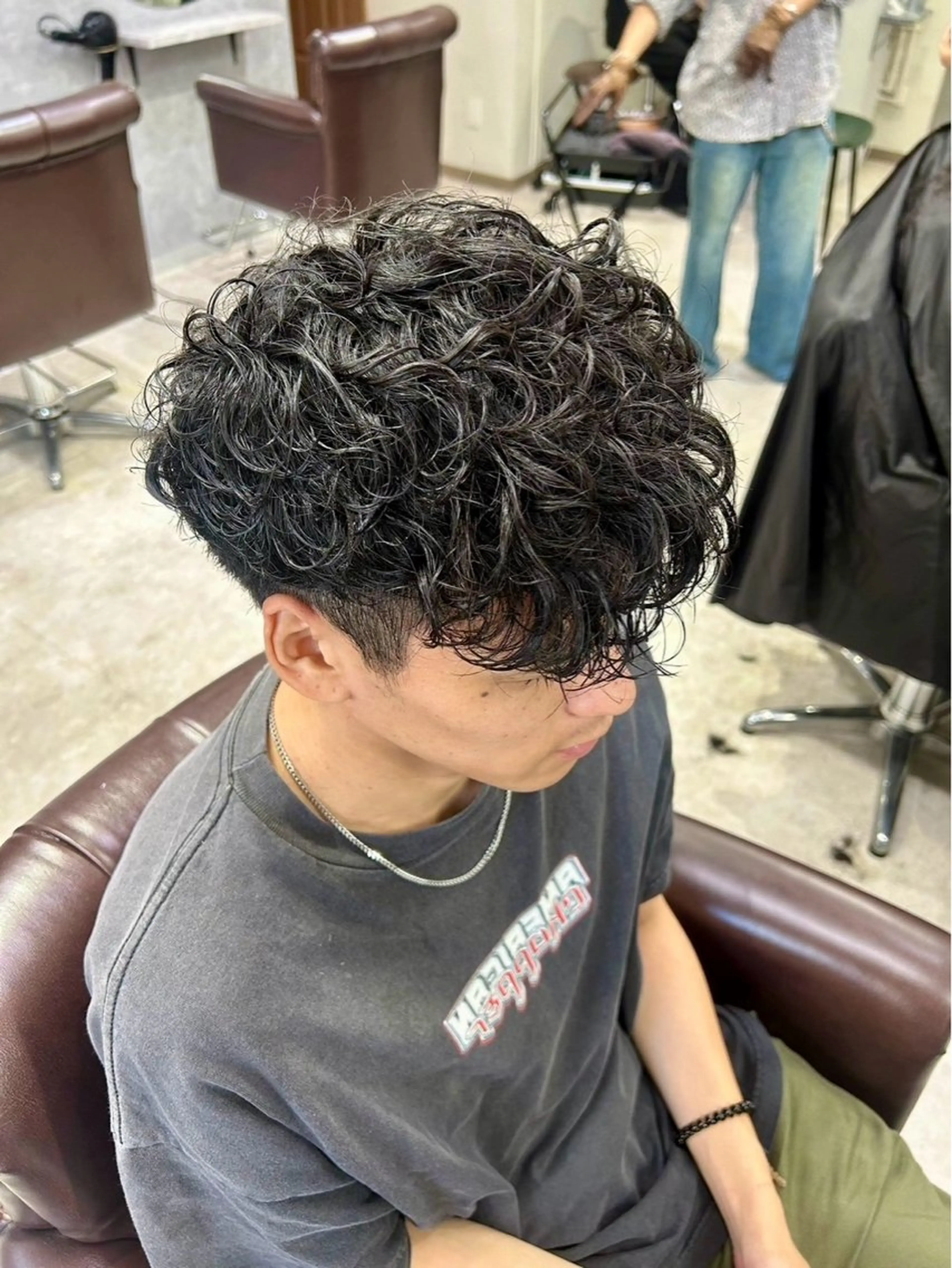 メンズ 池袋/ダブルカラー GLADGE🩵のヘアスタイル