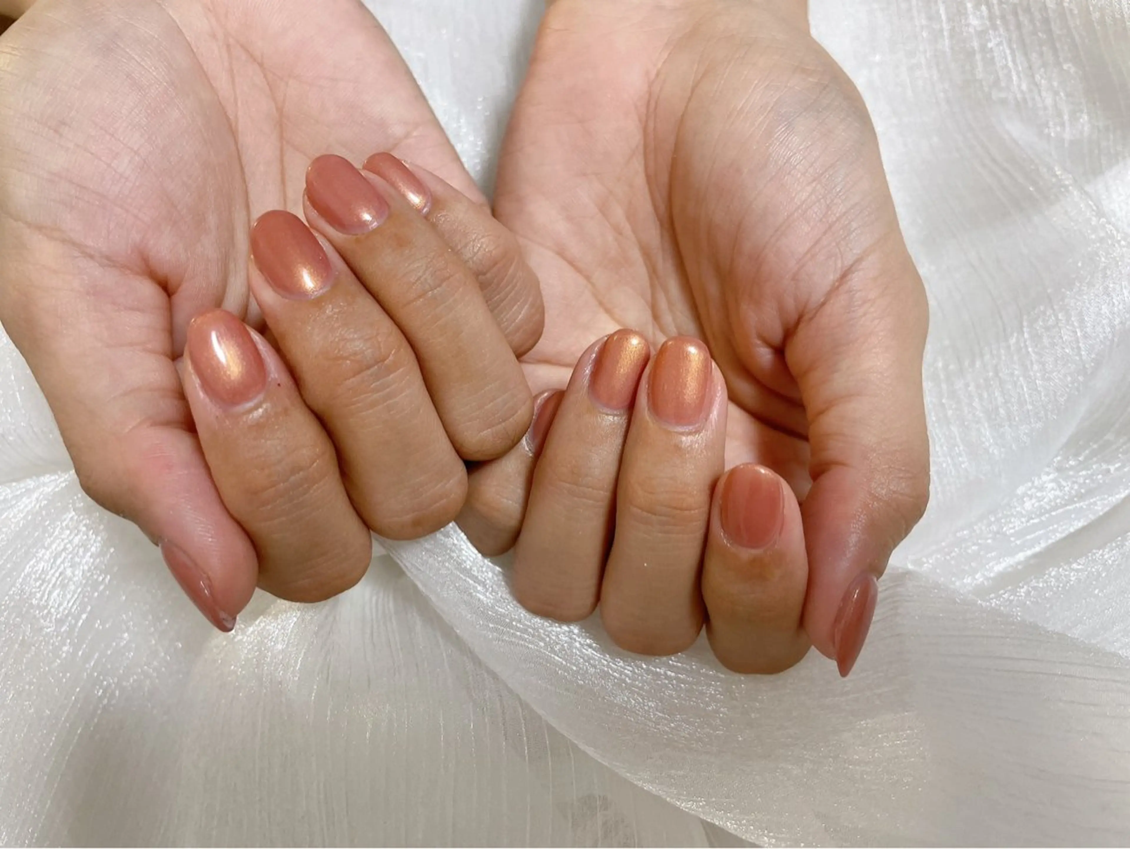 ネイル オーロラネイル ブルー フットネイル フレンチネイル ジェルネイル ハンドネイル kiki nail たまプラーザのネイルデザイン