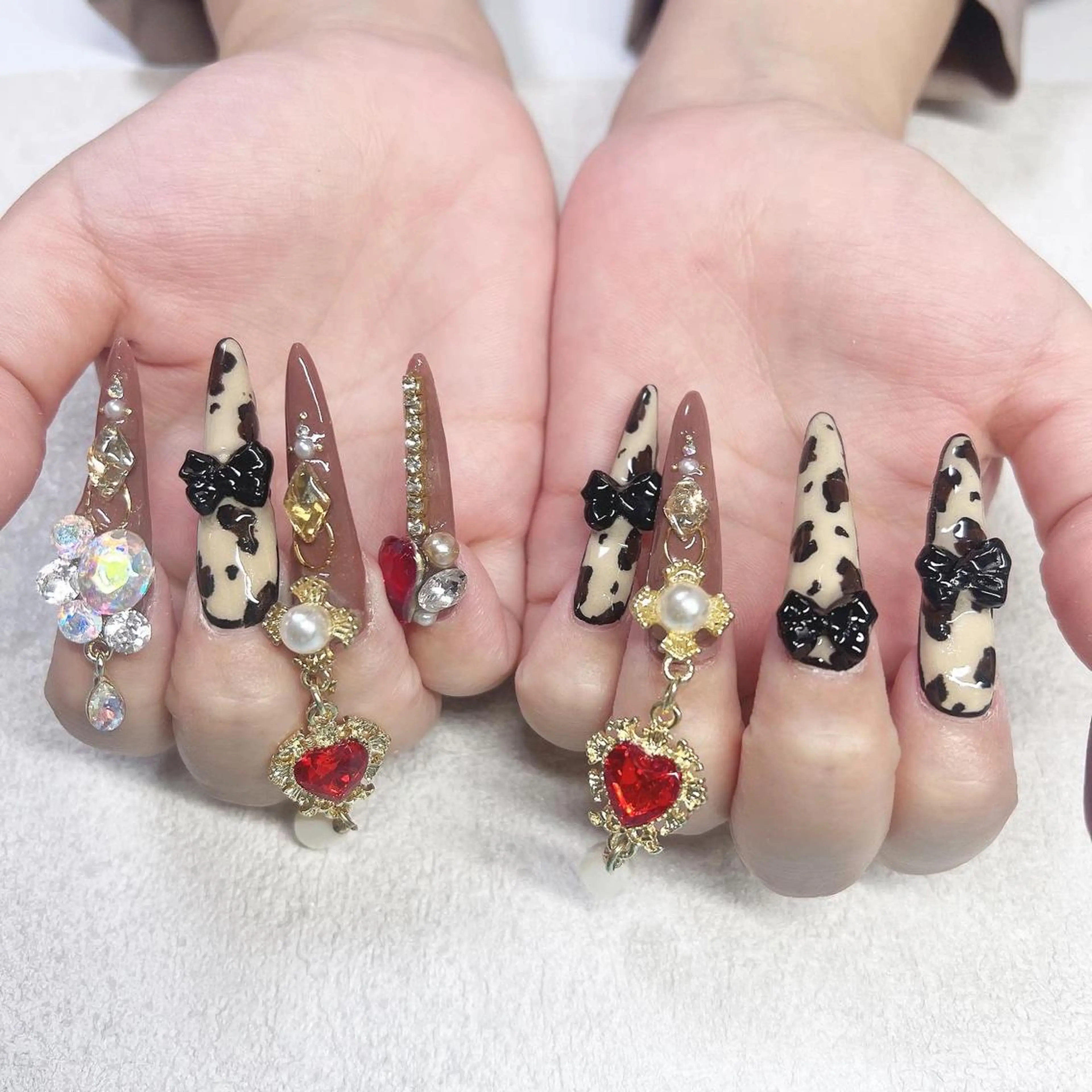 ネイル ロングネイル Rire_eye+beauty_nail所属・Rire_ nail_yukiのネイルデザイン
