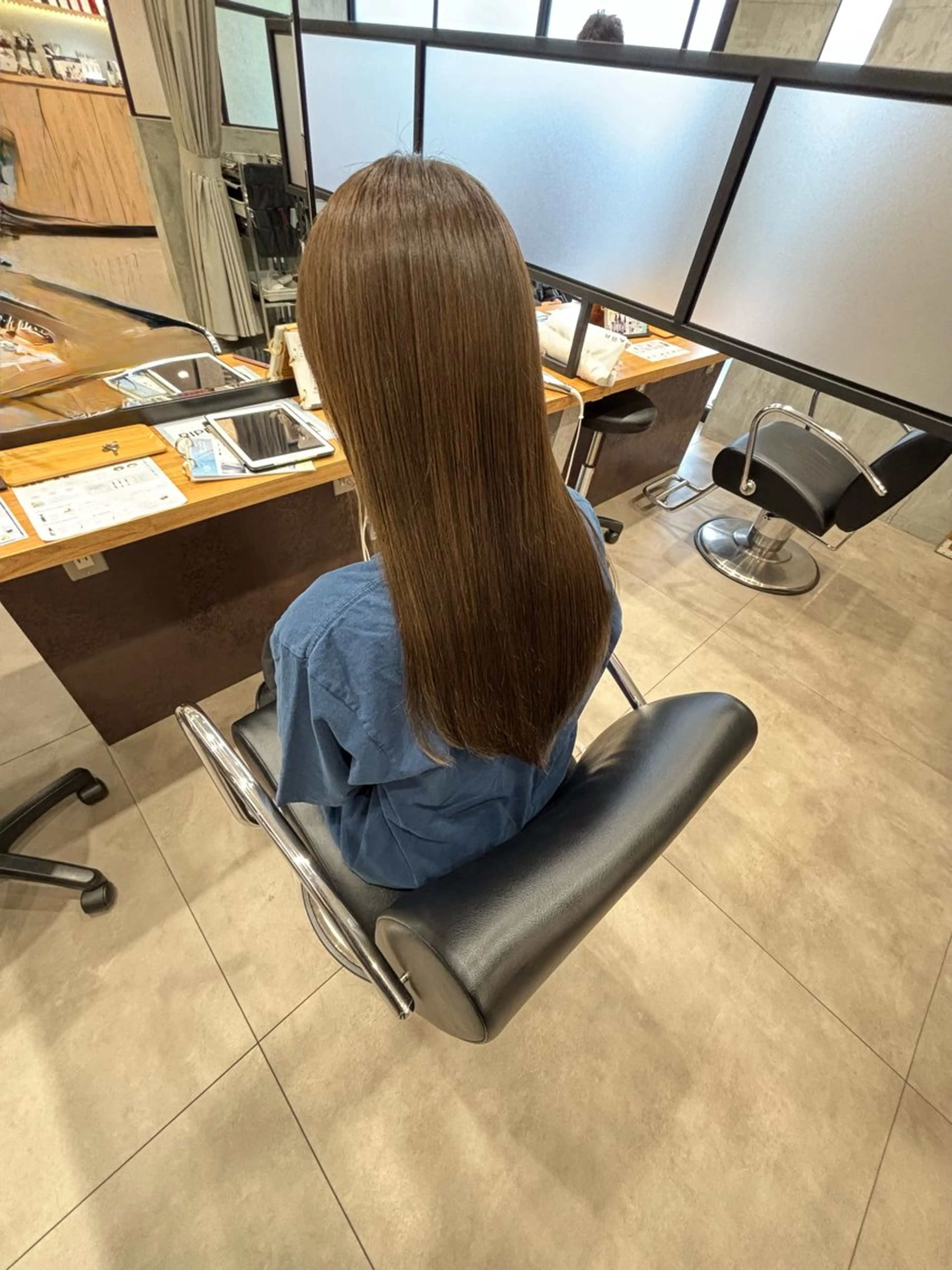ロング 馬場 一輝のヘアスタイル