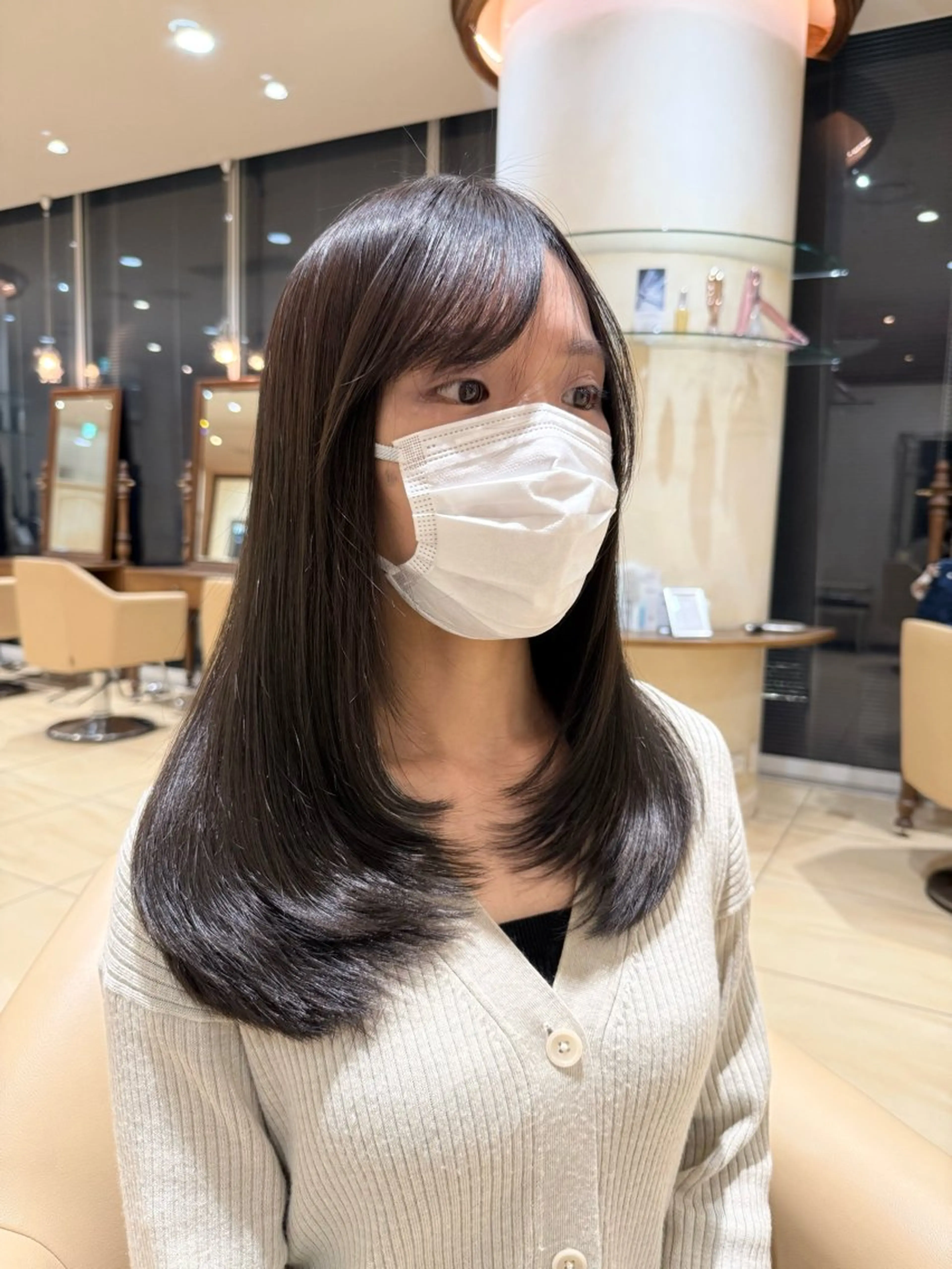 ロング レイヤーカット ローレイヤー クリスマス カット ZACC Vie所属・森川 翔太のヘアスタイル