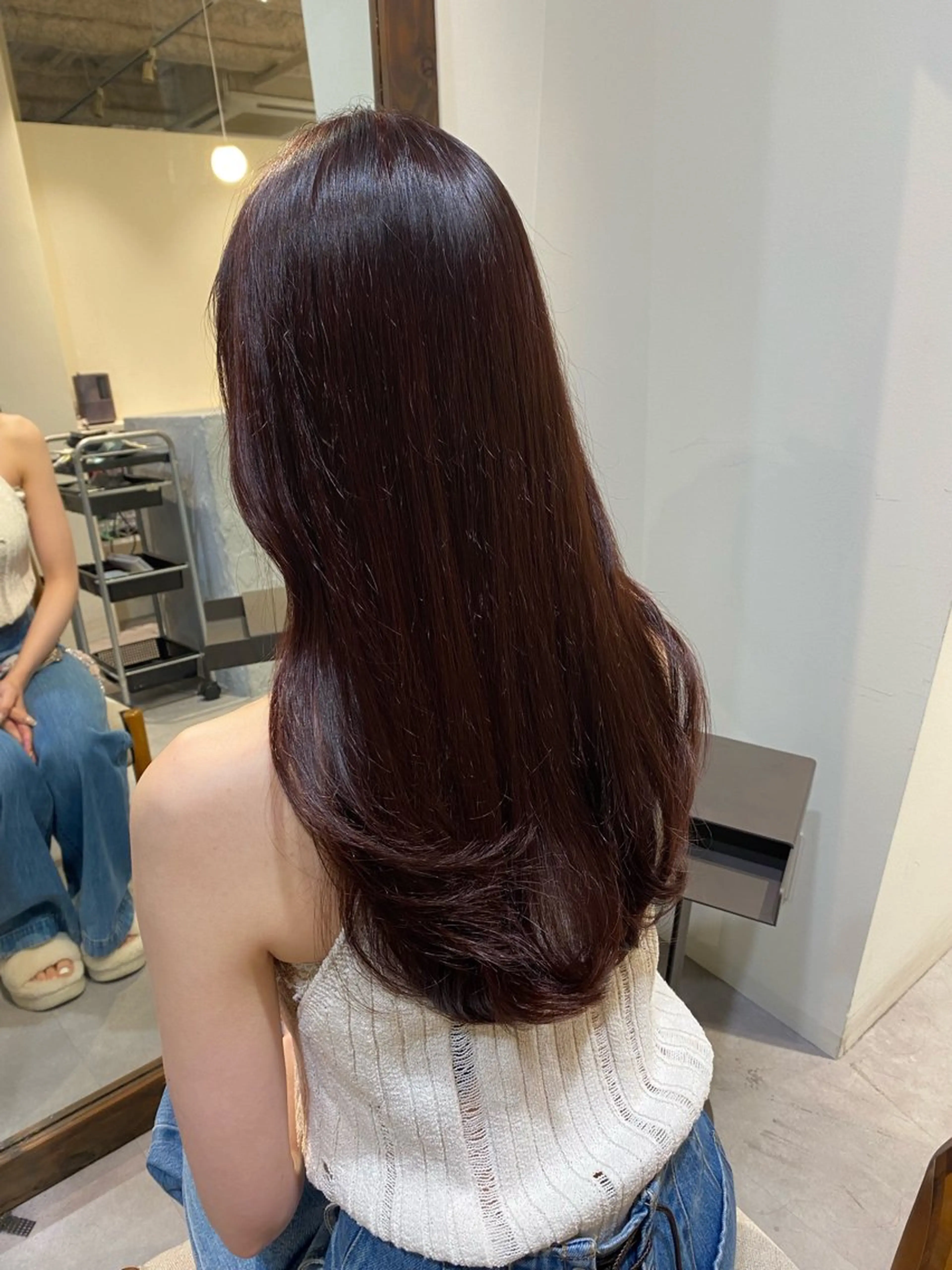 ロング カラー 当日予約大歓迎💗 依田瑞希のヘアスタイル