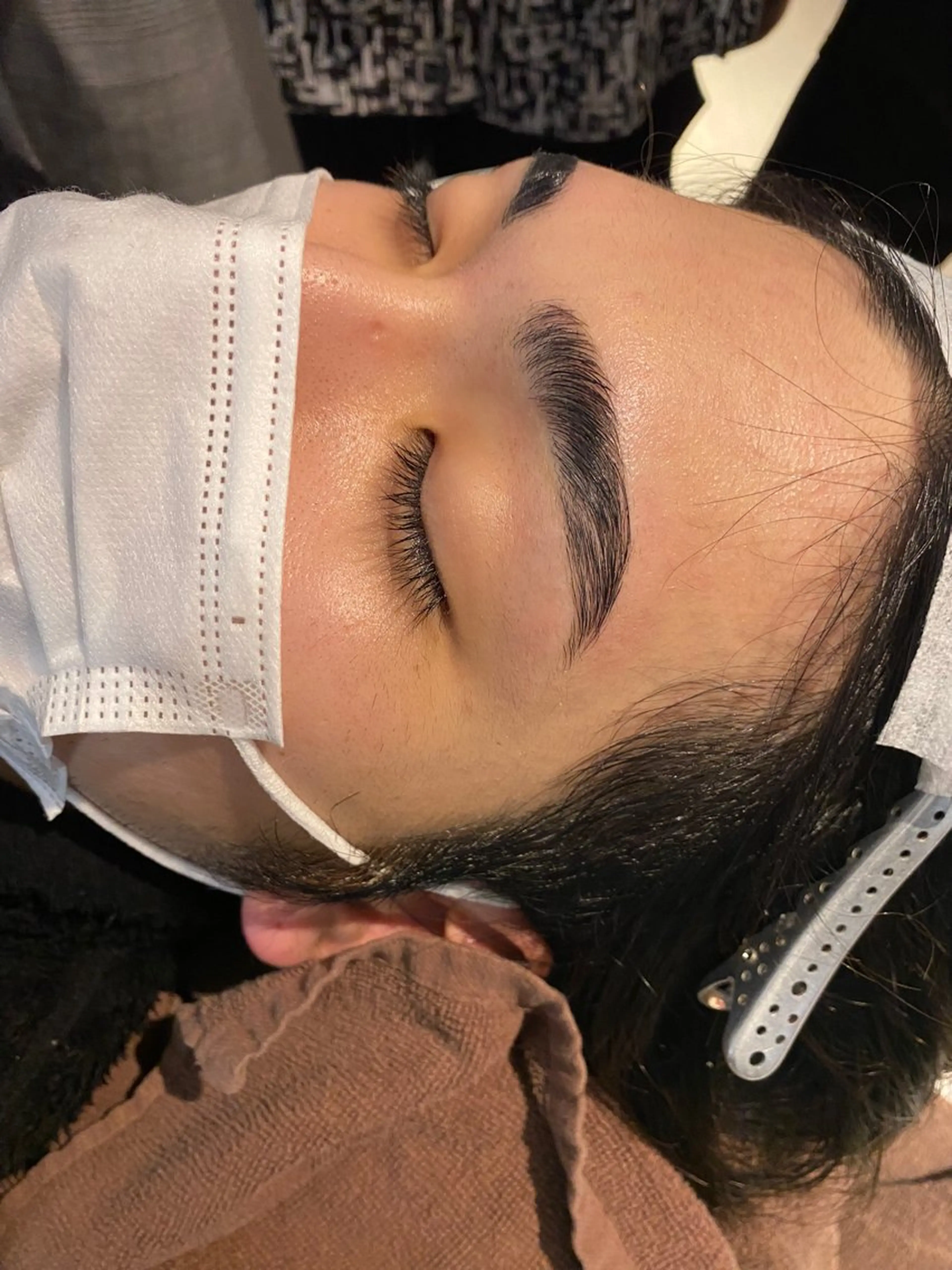 アイブロウ ワックス脱毛 山﨑 燦人のヘアスタイル
