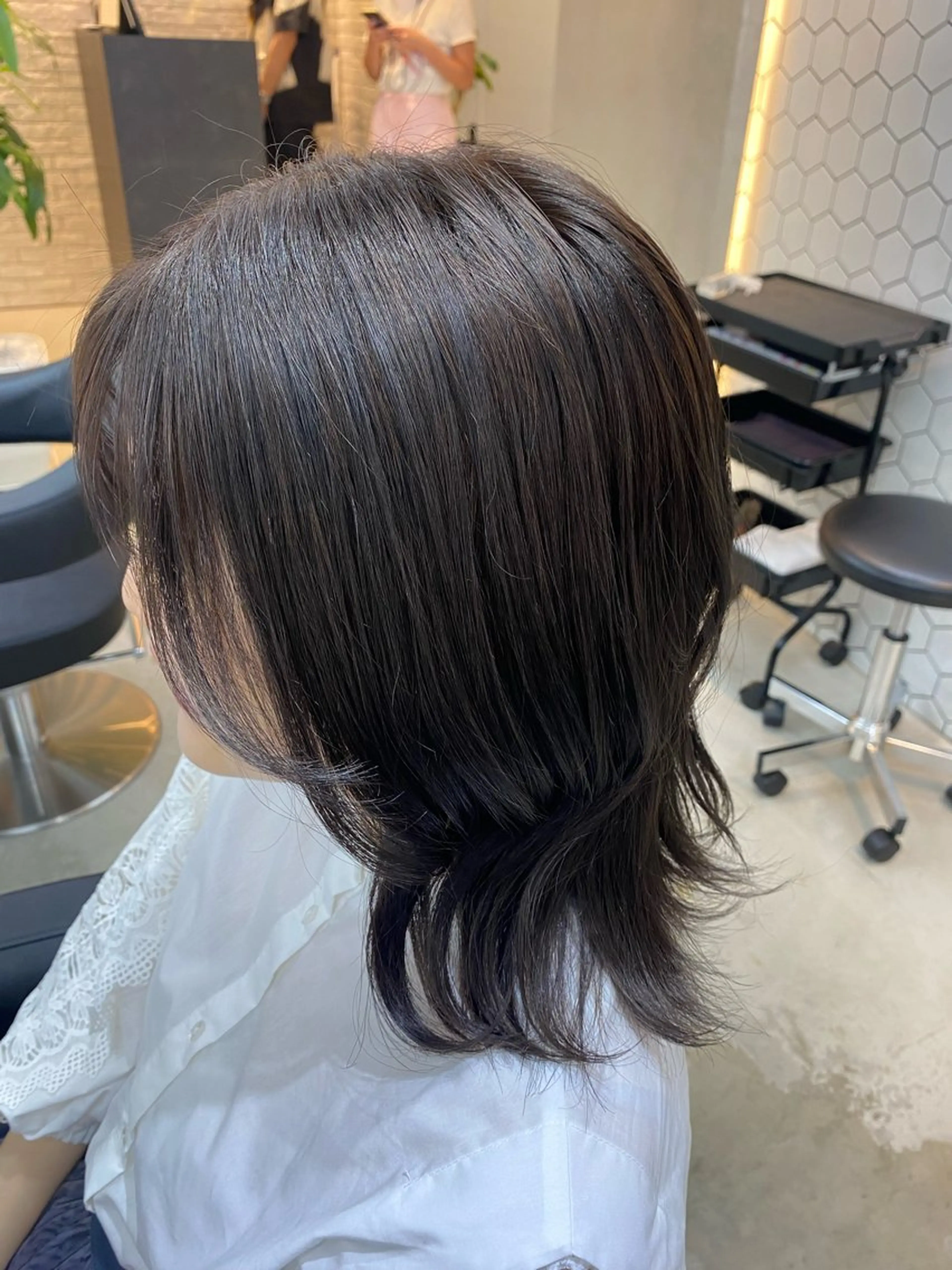 ミディアム カラー ヘアカラー トリートメント 銀座 キュアリスト/ nanaco🦔のヘアスタイル
