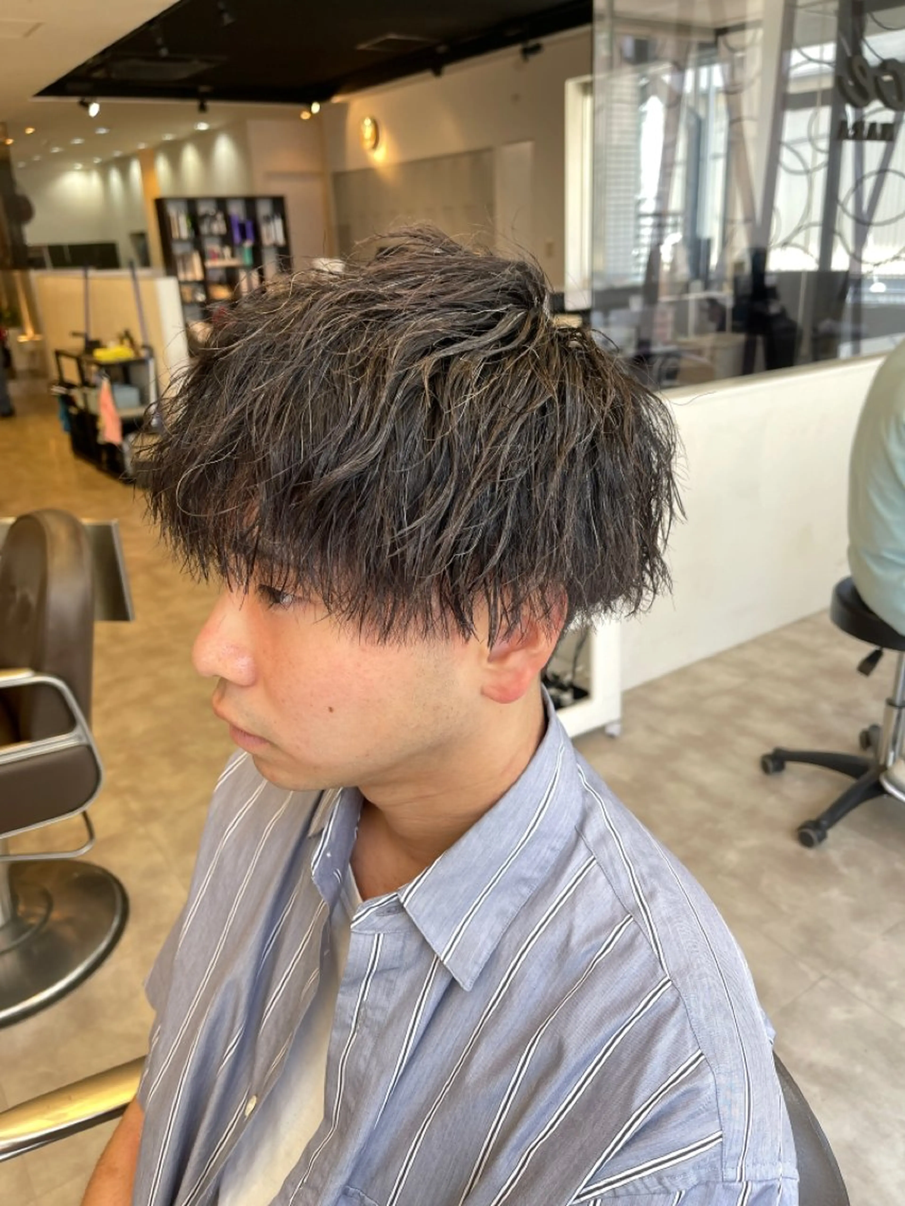 パーマ メンズ LABO.所属・LABO. 門屋和香那のヘアスタイル