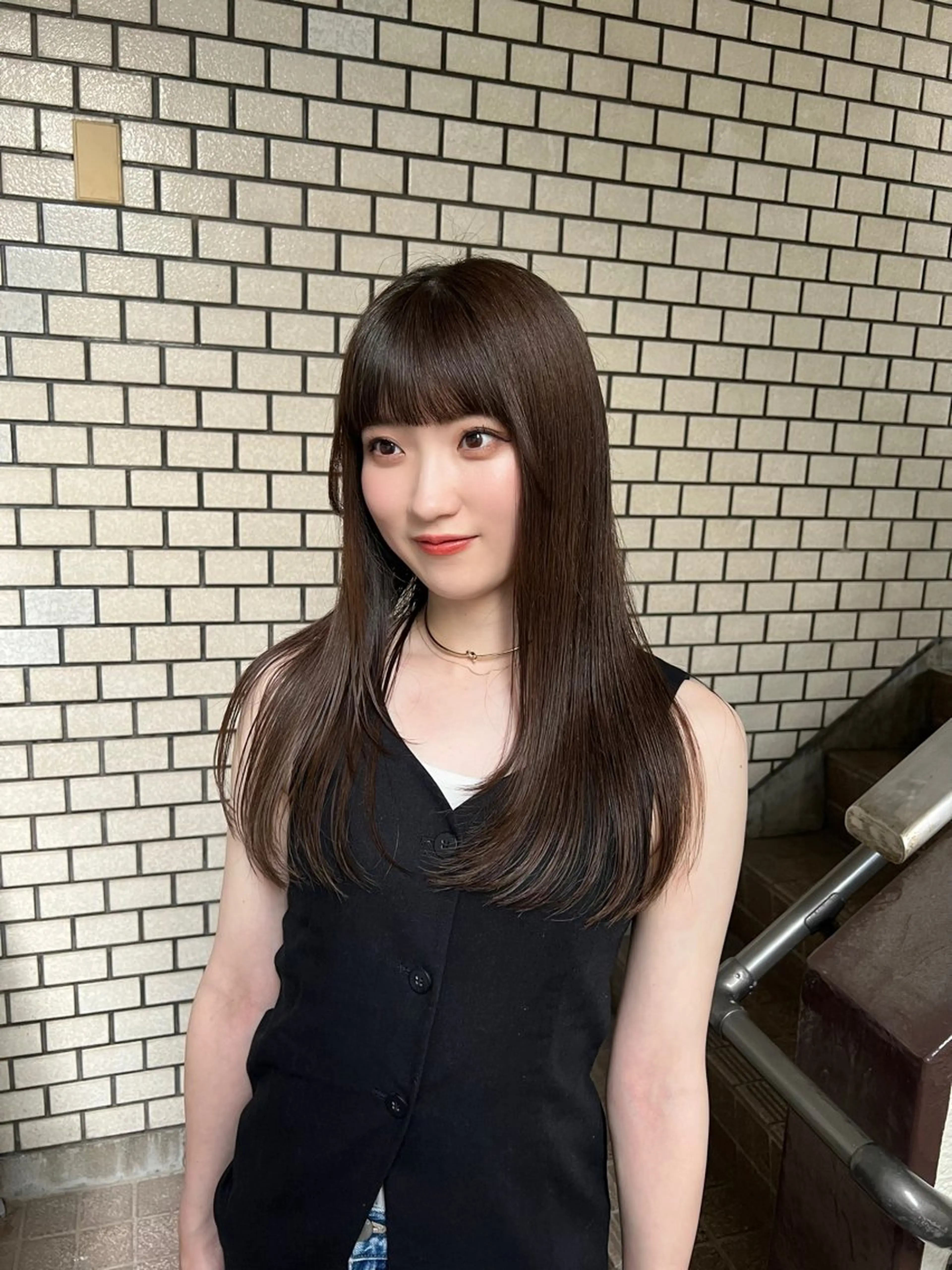 ロング カット ヘアカラー トリートメント まろやか透明感カラー ♡MANAのヘアスタイル