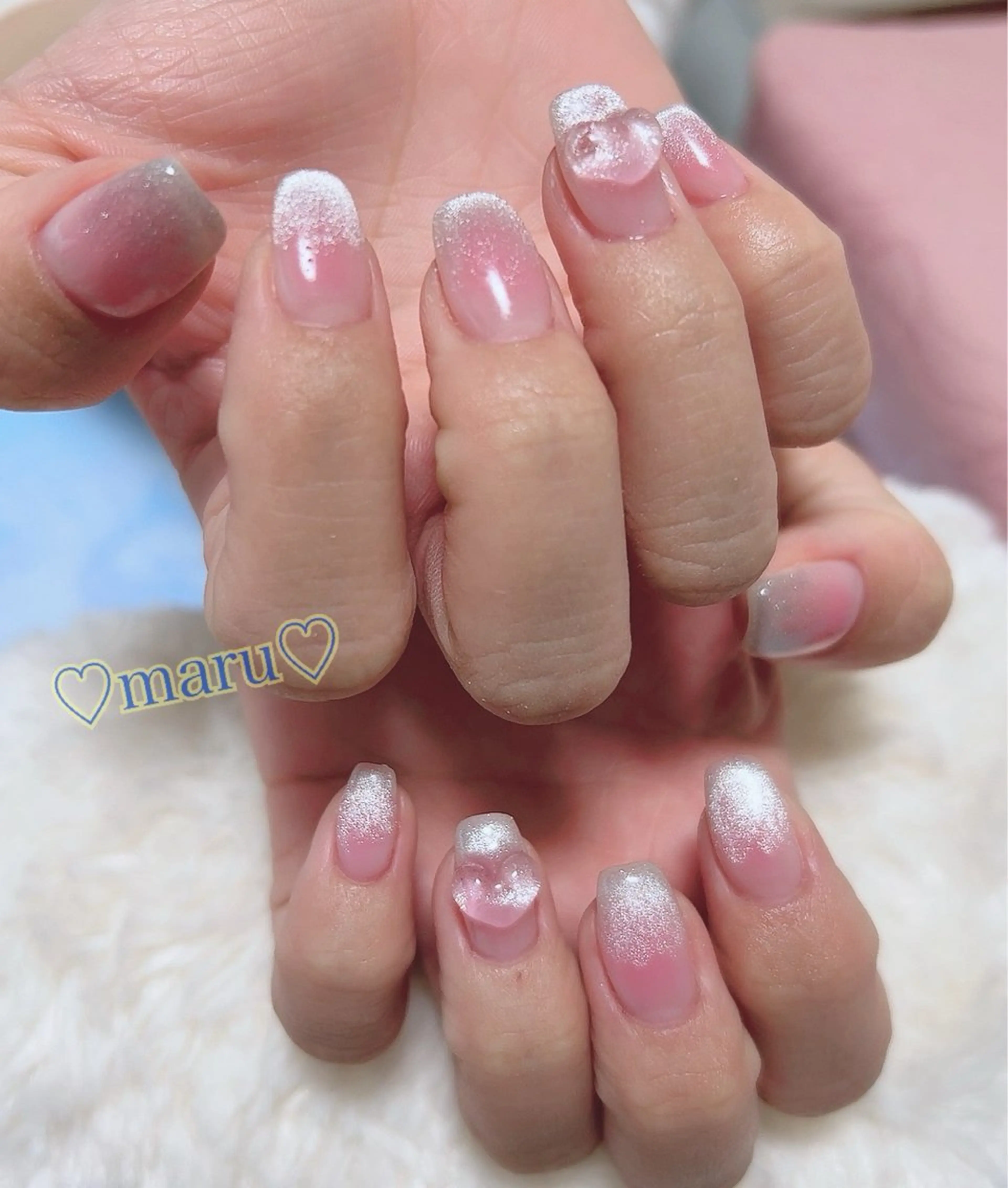 ネイル ハンドネイル フットネイル まるみ ♡のネイルデザイン