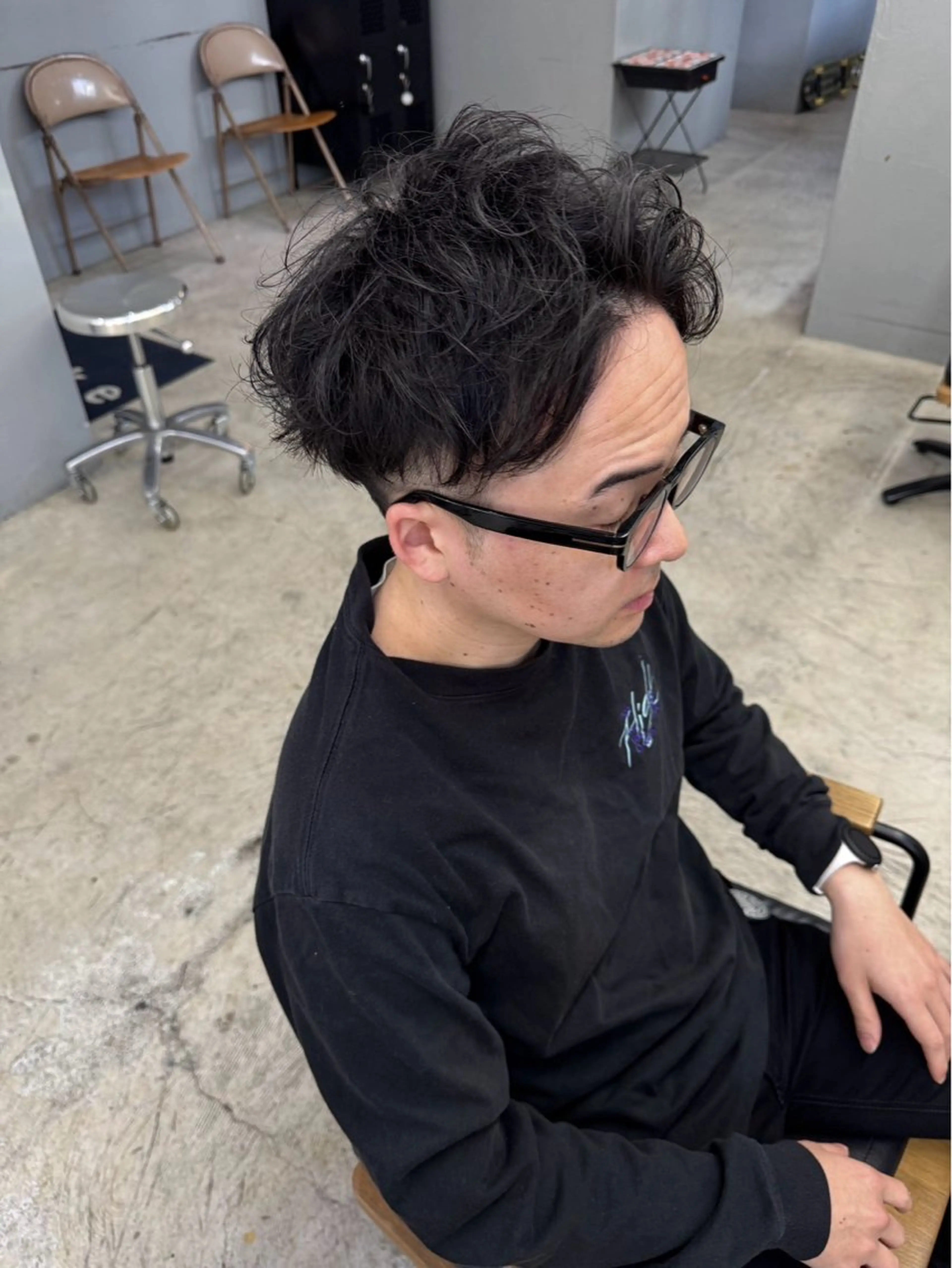 ショート メンズ カット パーマ メンズ専門サロン wokeのヘアスタイル