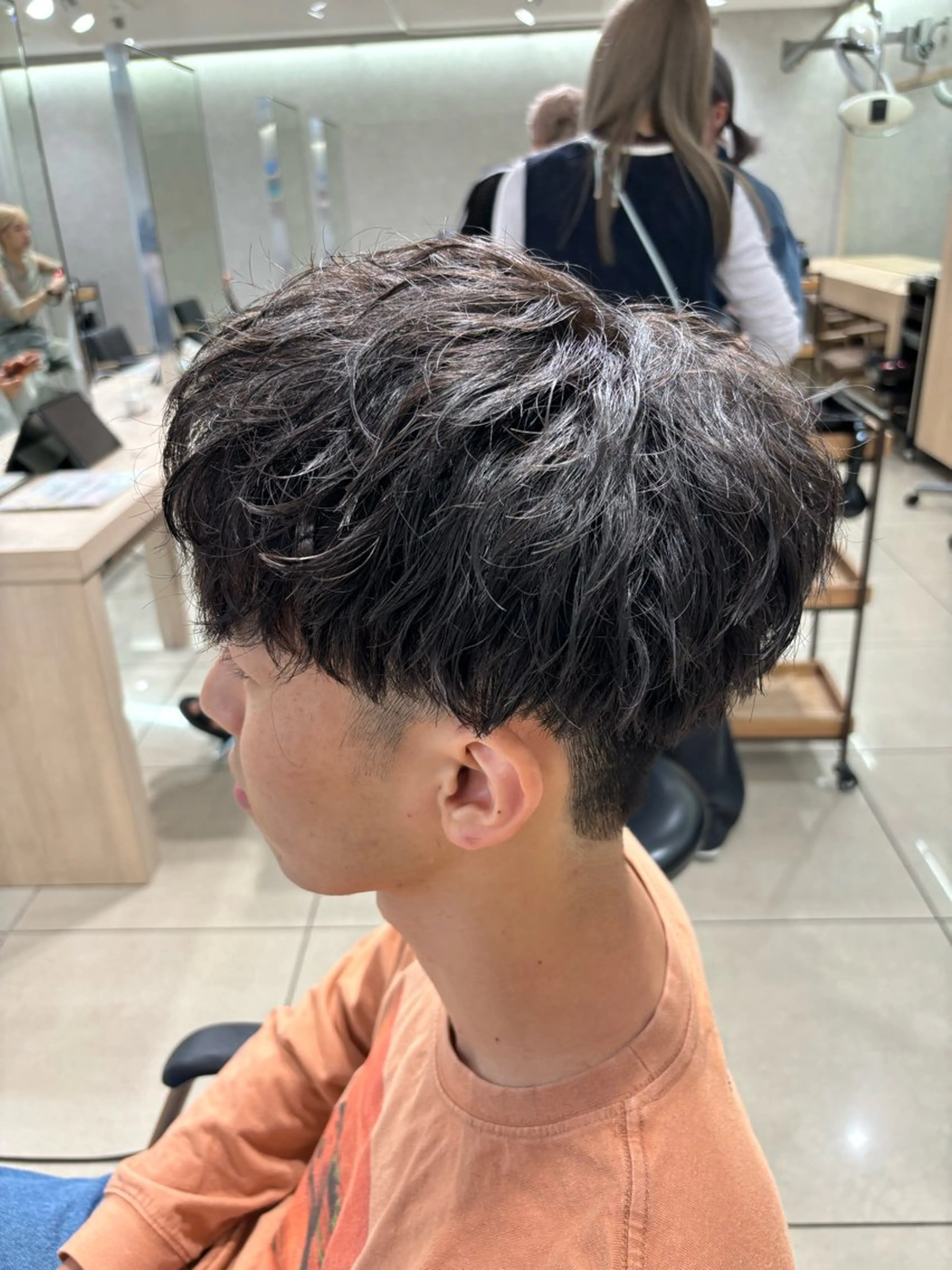 ショート パーマ メンズ カット 縮毛矯正 メンズ支持率エリア No.1/keitaのヘアスタイル