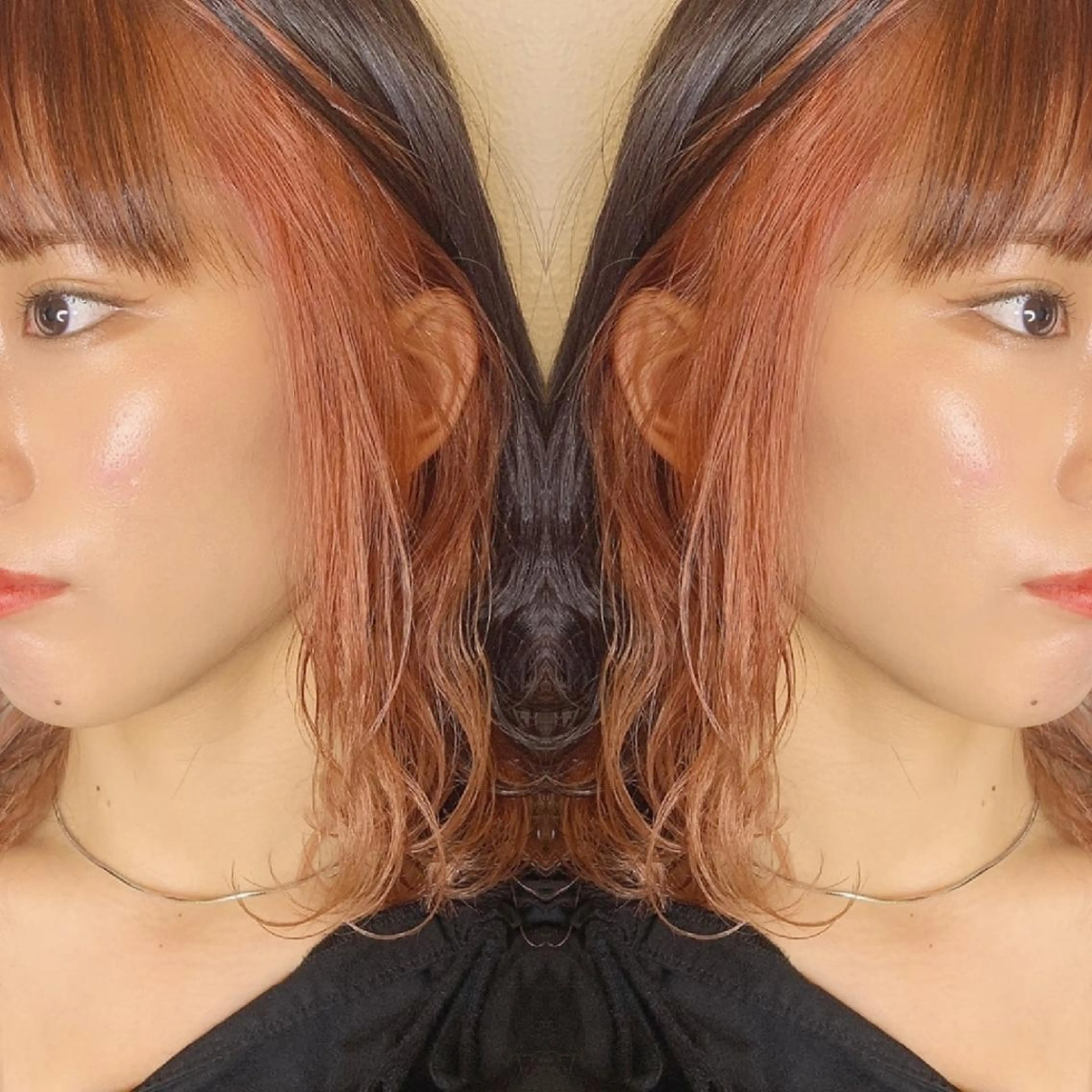 セミロング カラー ヘアアレンジ カット ヘアカラー トリートメント 竹内啓太 ボブのヘアスタイル