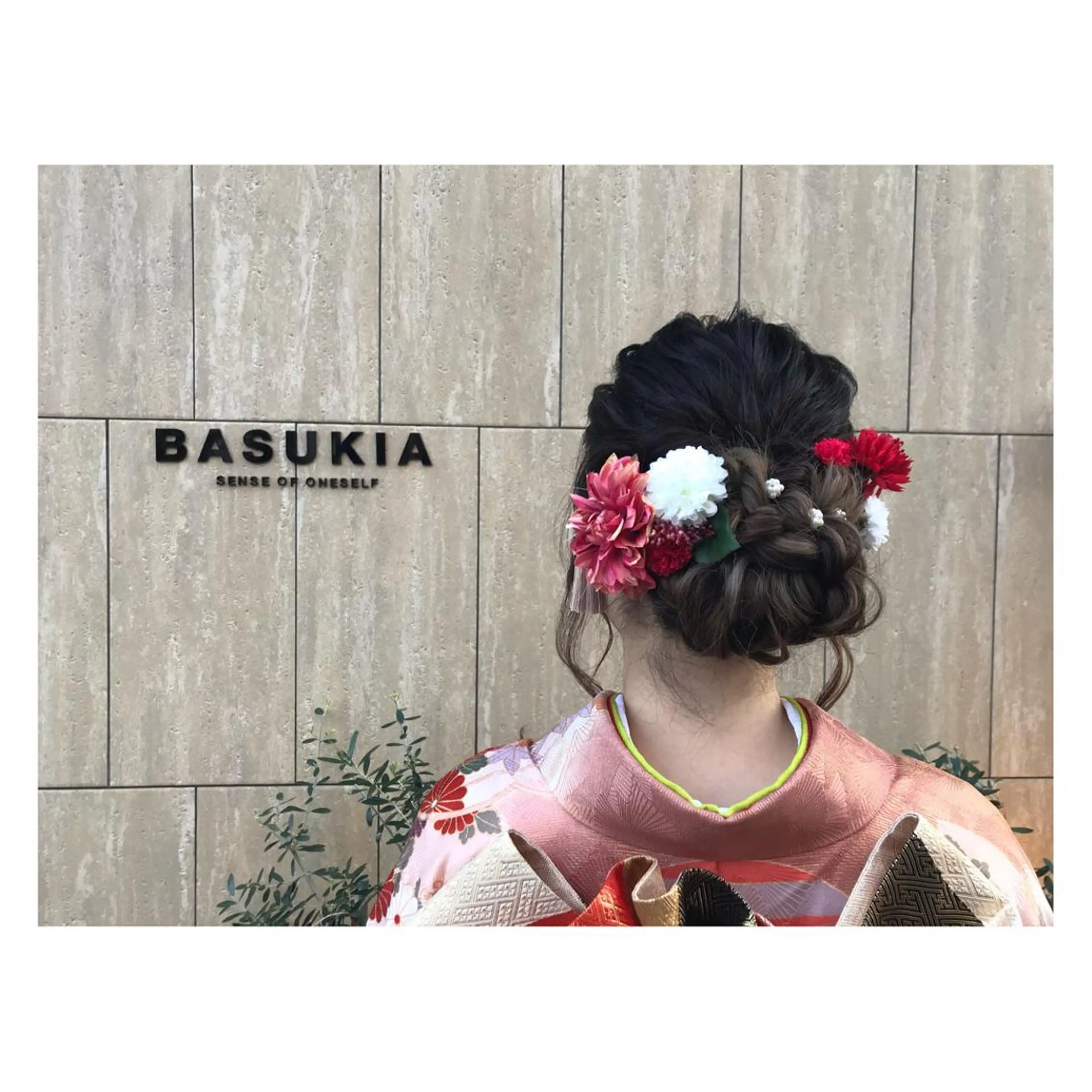 ロング カラー ヘアアレンジ BASUKIA 西宮 甲子園口所属・𝙢𝙚𝙣'𝙨 𝙝𝙖𝙞𝙧高津のヘアスタイル