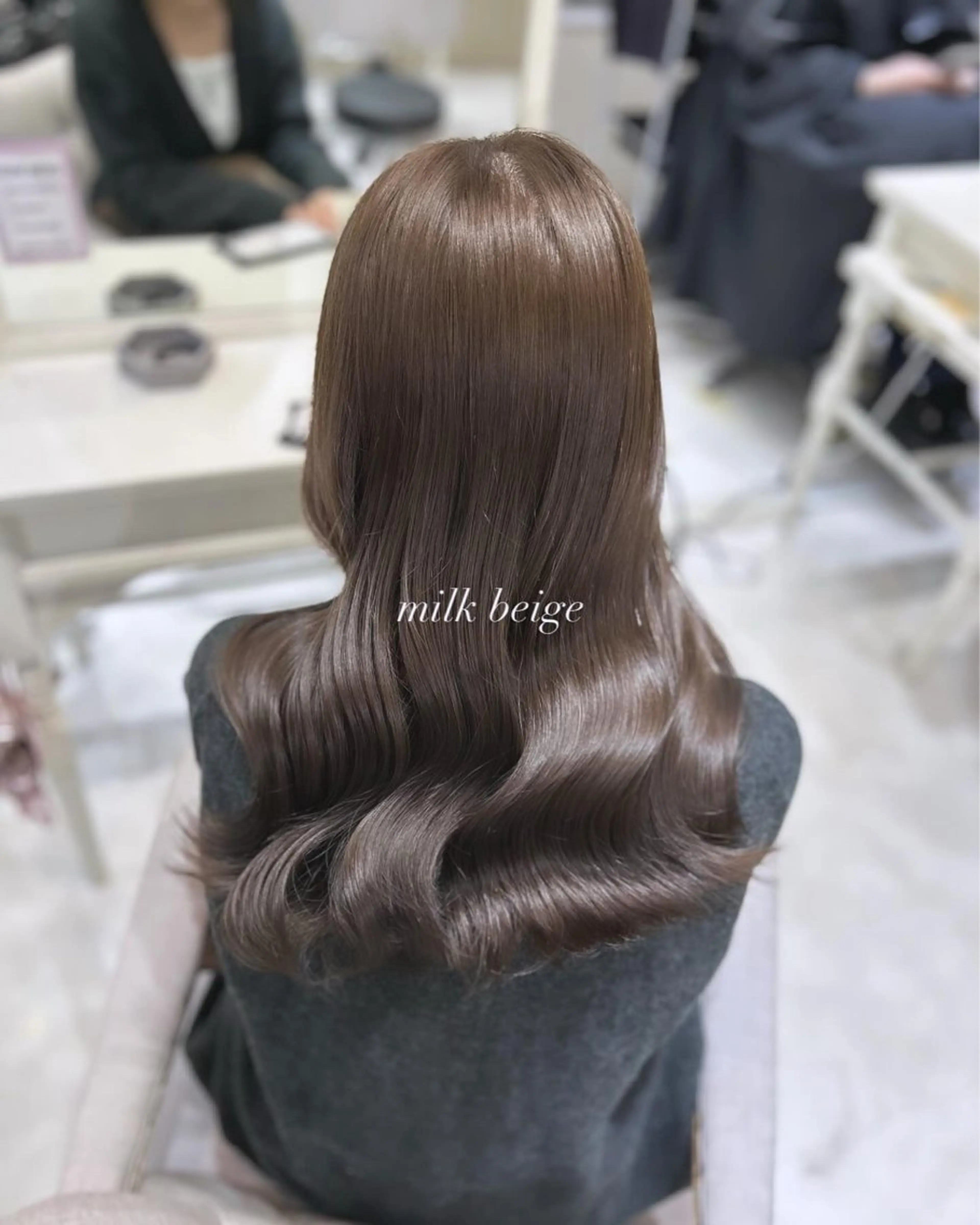 ロング ケアカラー ヘアカラー 髪質改善× ブリーチなしyutoのヘアスタイル