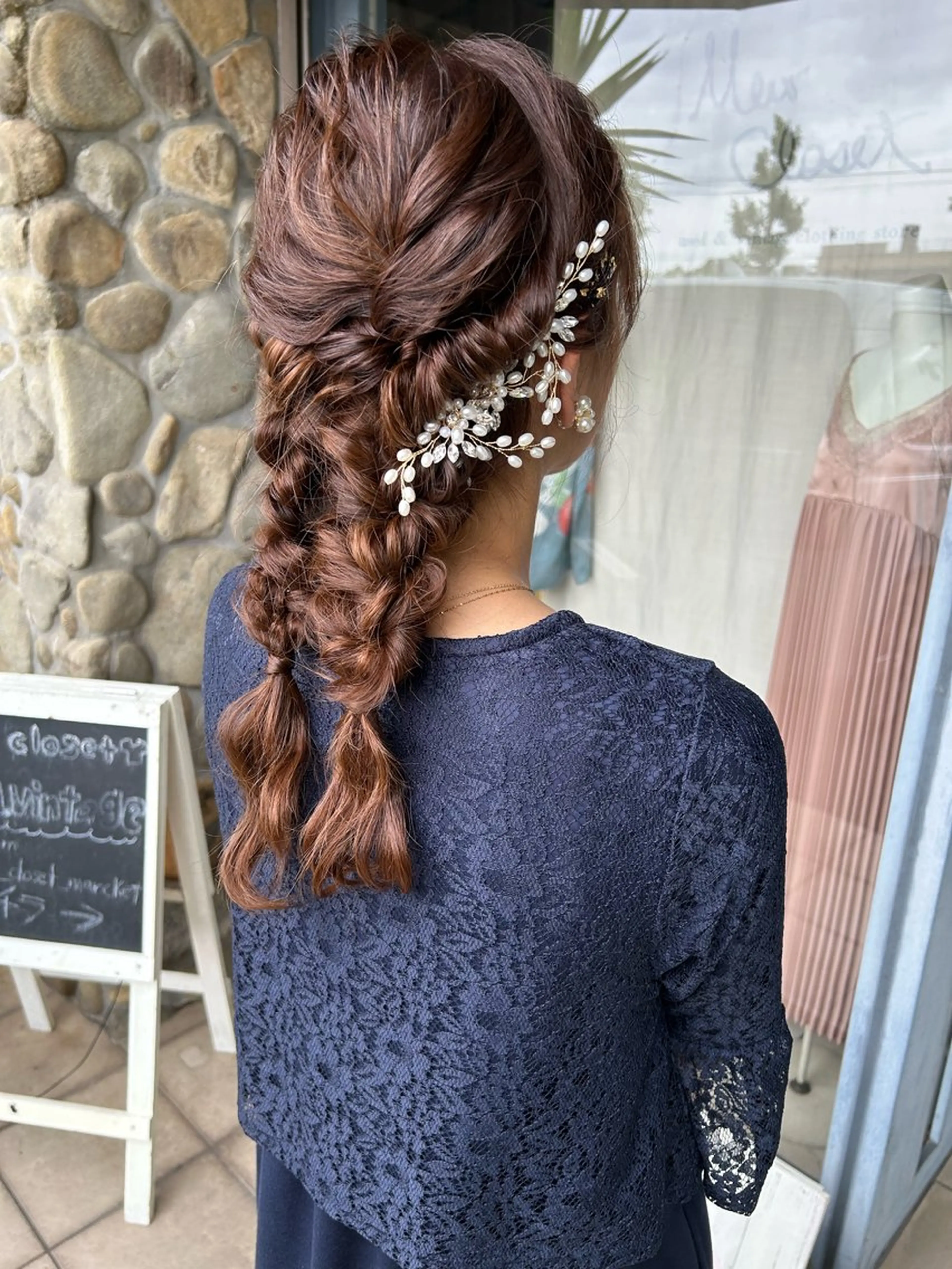 ヘアセットの写真