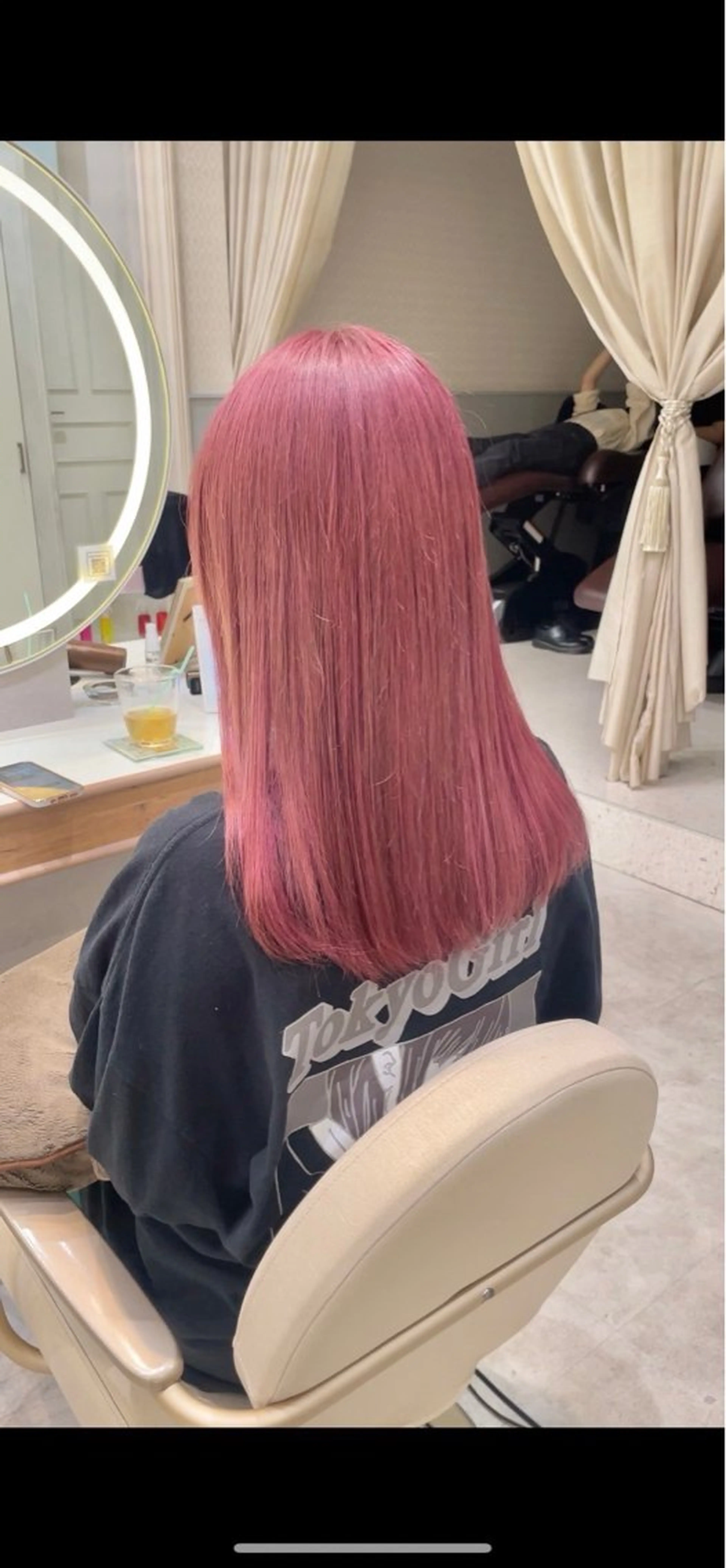 セミロング ヘアカラー ブラウン┆うる艶 ┆ゆうは🤍のヘアスタイル