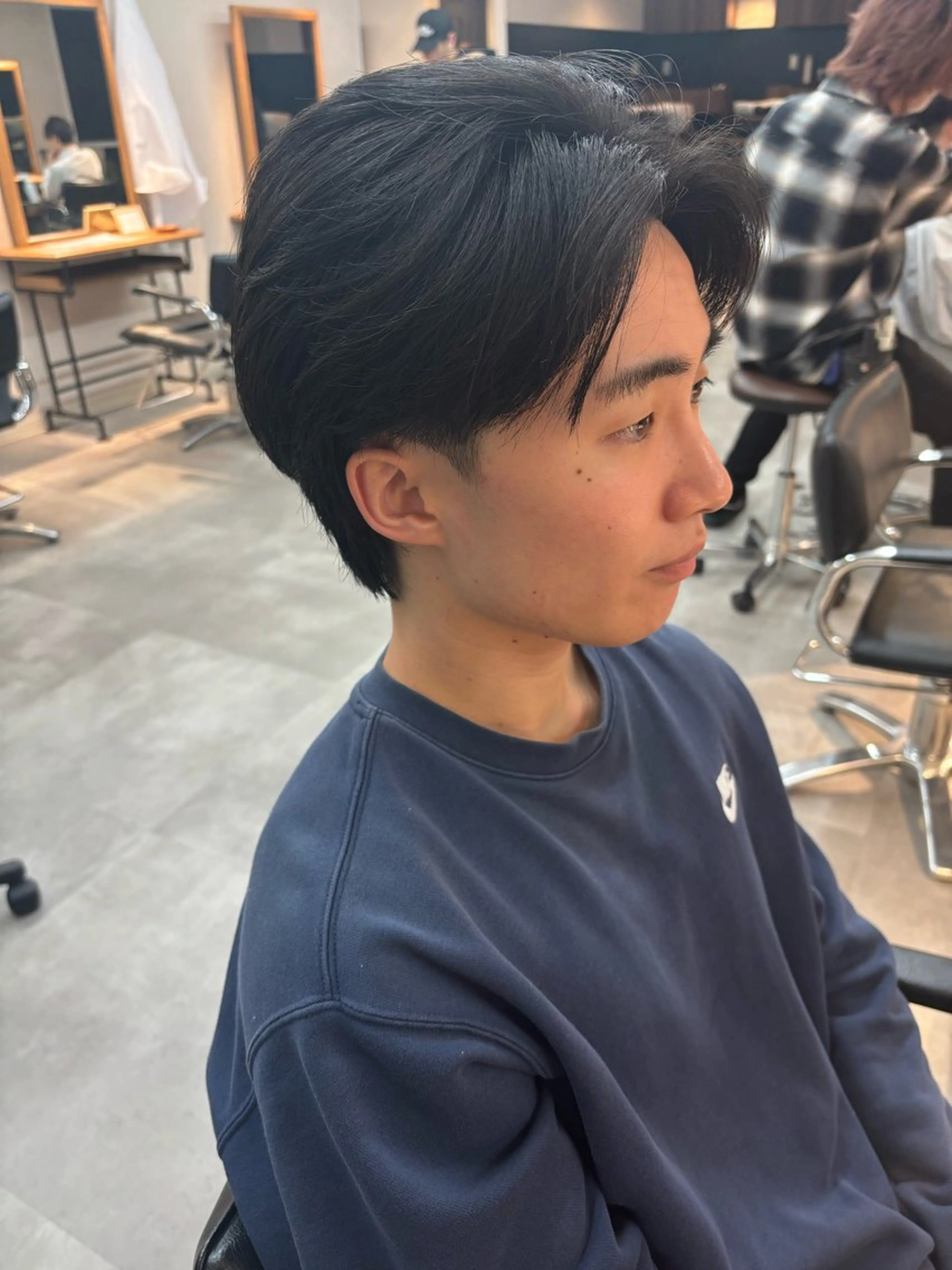 メンズ センターパート メンズパーマ 千葉 メンズ パーマ特化🔥関のヘアスタイル