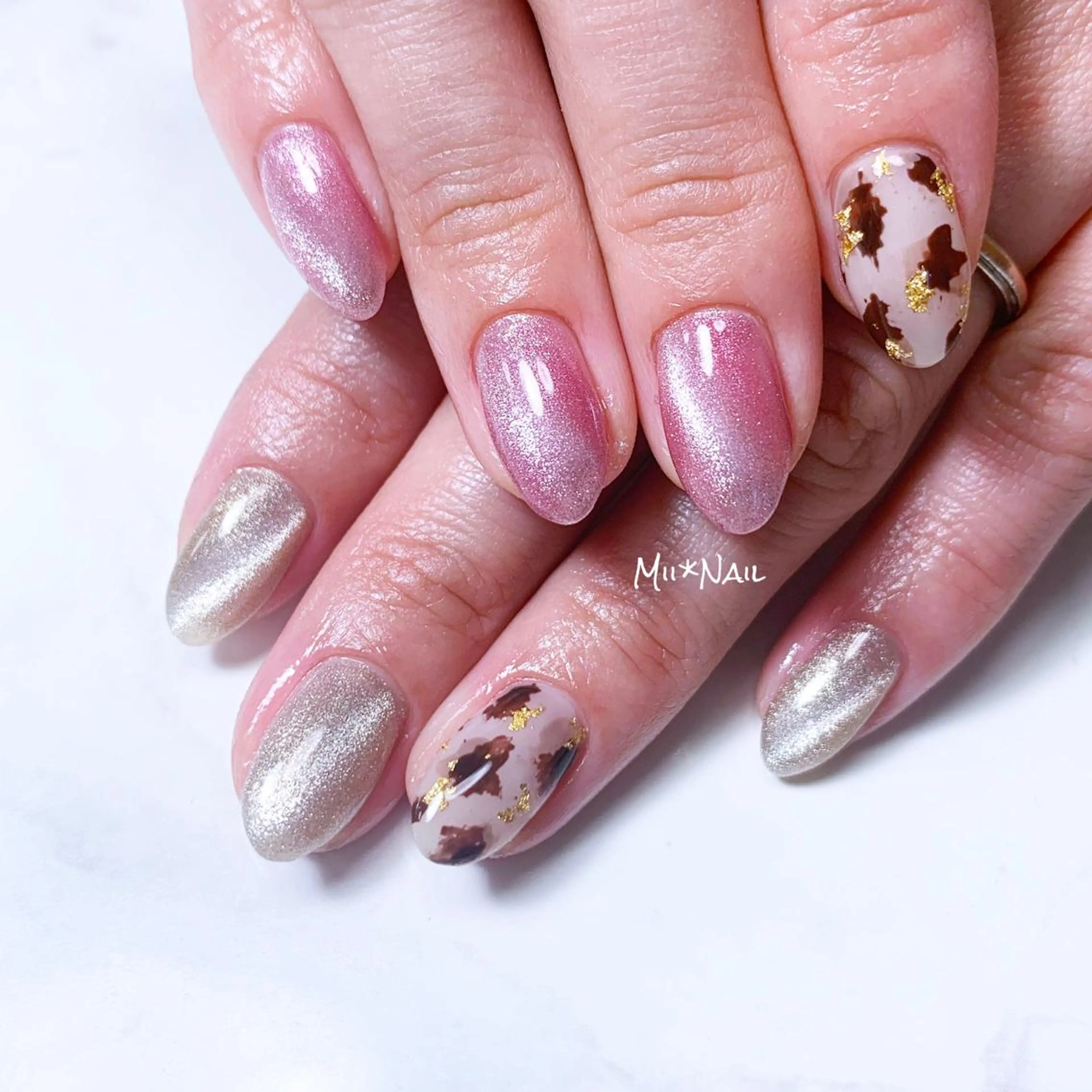 ネイル マグネットネイル MII*NAIL／ 美フォルムsalonのネイルデザイン