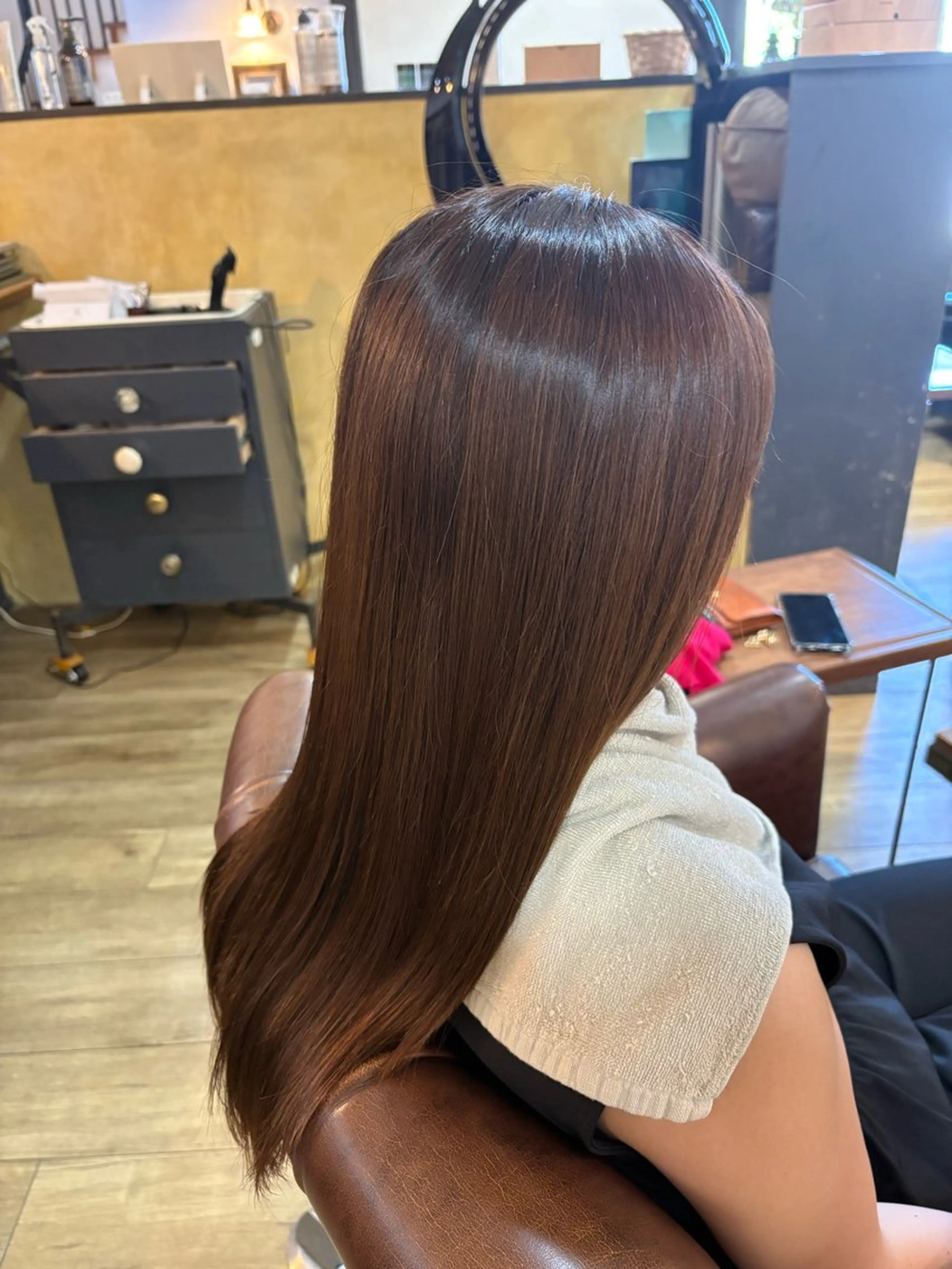 ロング トリートメント 加藤 幸香のヘアスタイル