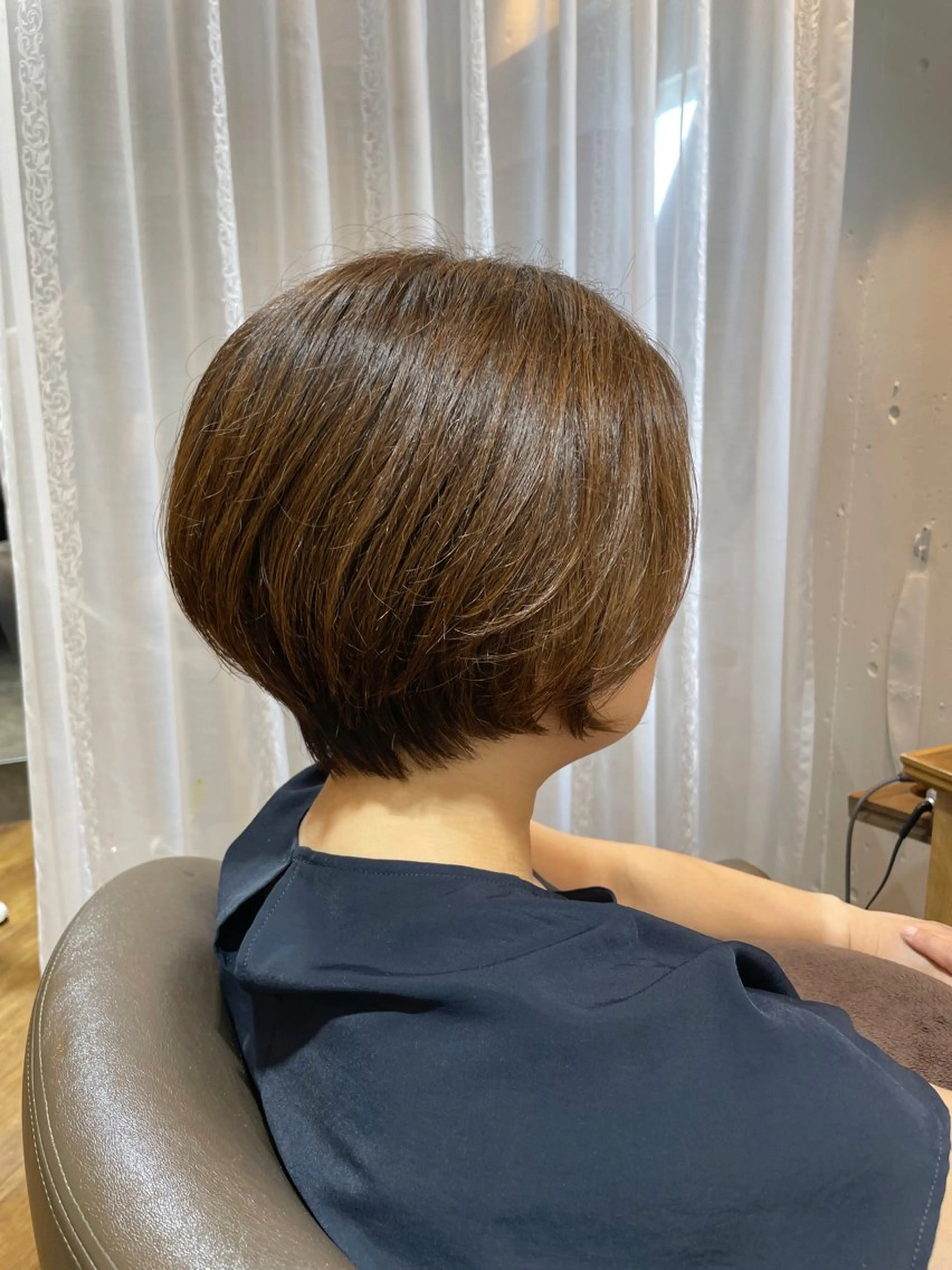 ショート カラー カット ヘアカラー トリートメント 似合わせカット得意 仁井亮のヘアスタイル