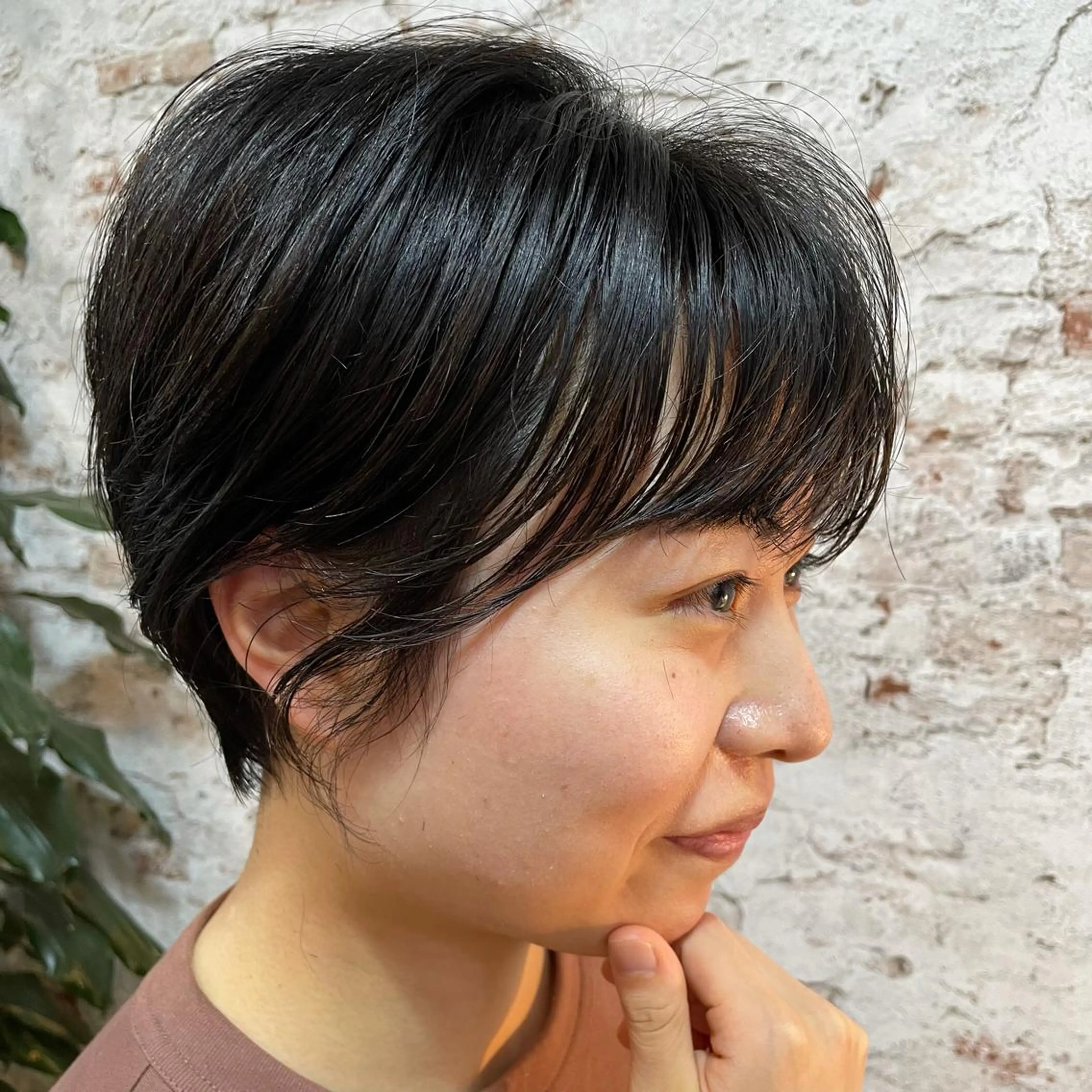ショート パーソナルカラー 藤本夢のヘアスタイル