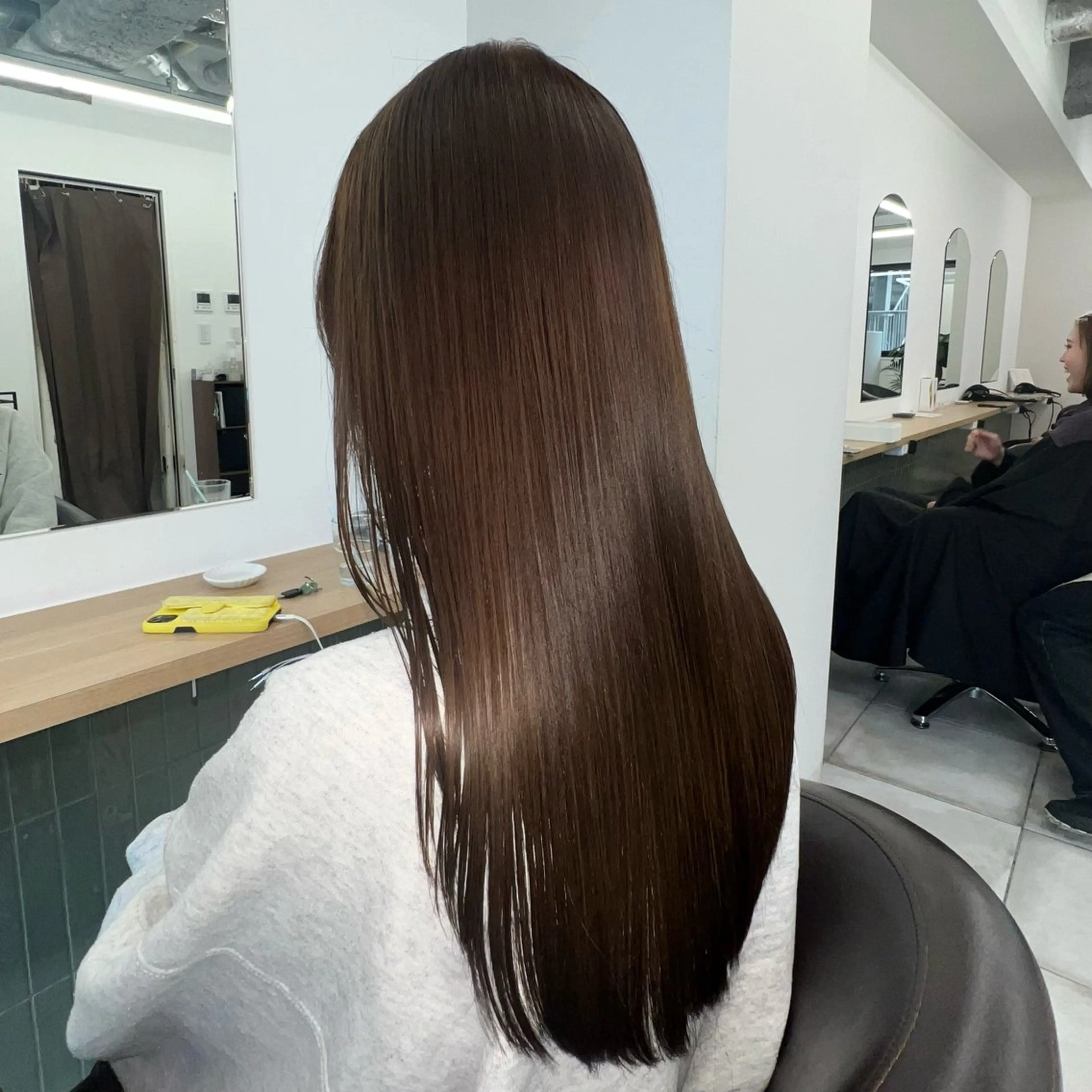 ロング カラー カット ヘアカラー トリートメント ハイトーン/透明感 カラー🌿KANTAのヘアスタイル