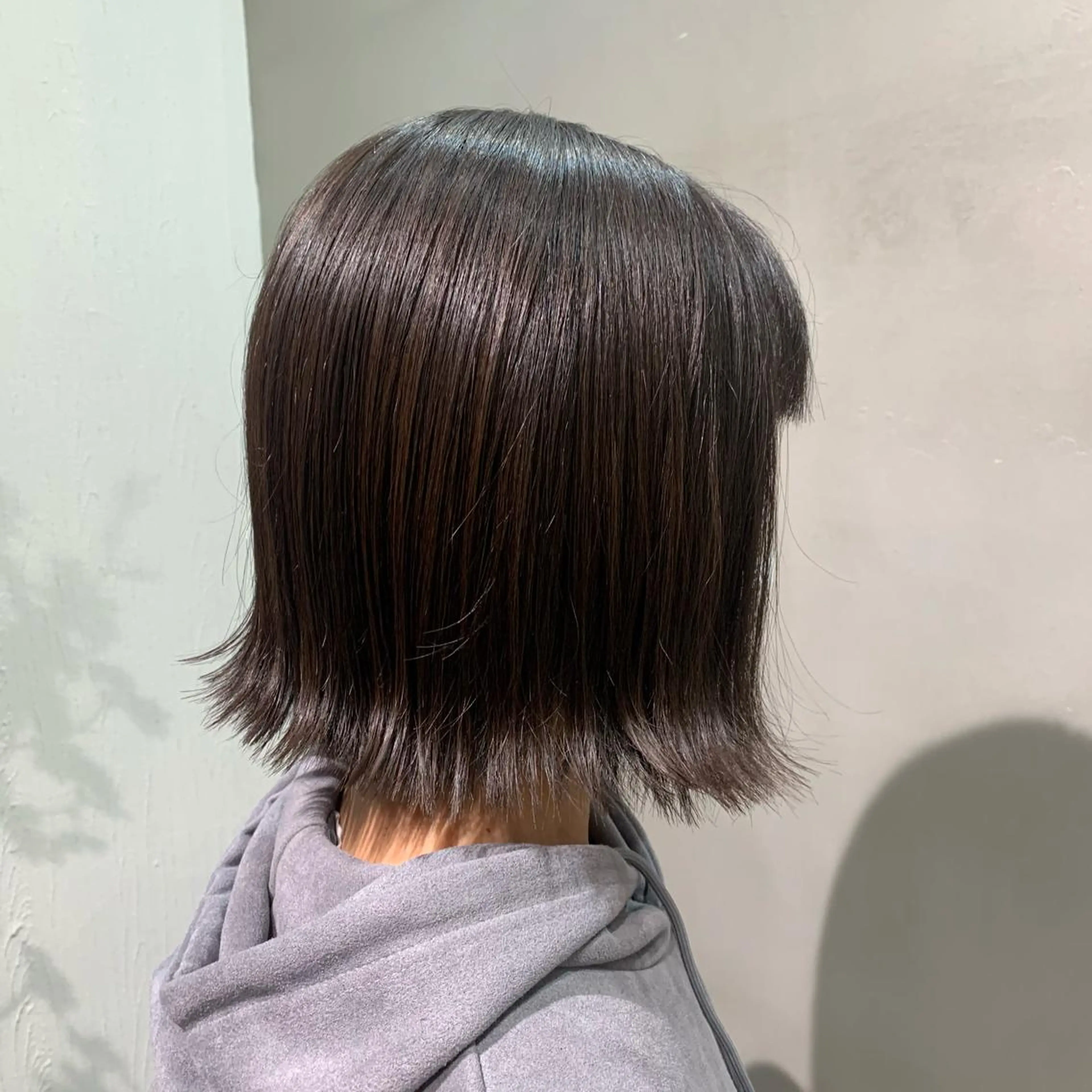 ショート 切りっぱなしボブ ボブ mono.所属・南茨/ヘッドスパ /カット/momoのヘアスタイル