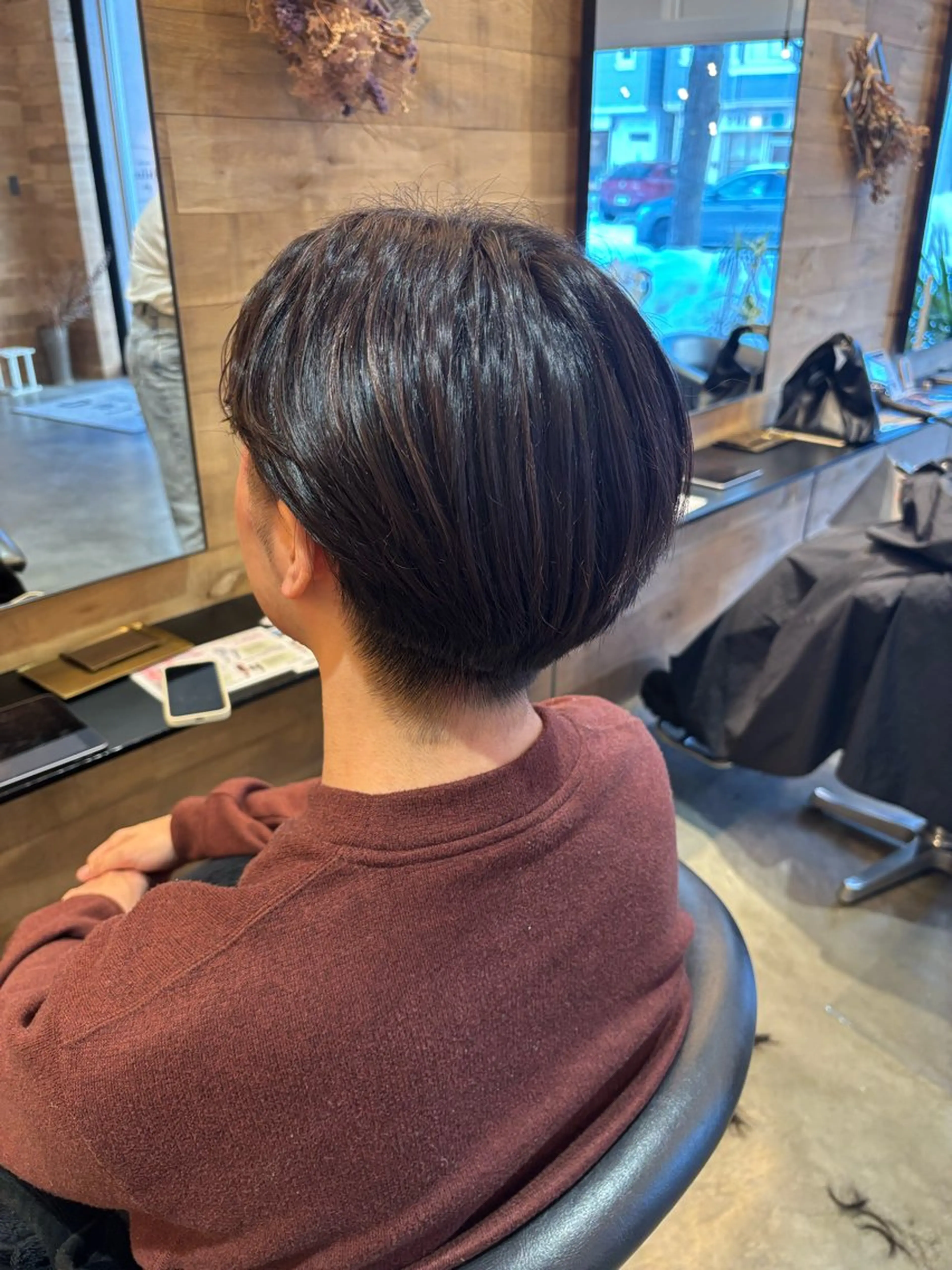 ショート jjeno所属・🫧 Rino 🫧 ぱつっとボブのヘアスタイル