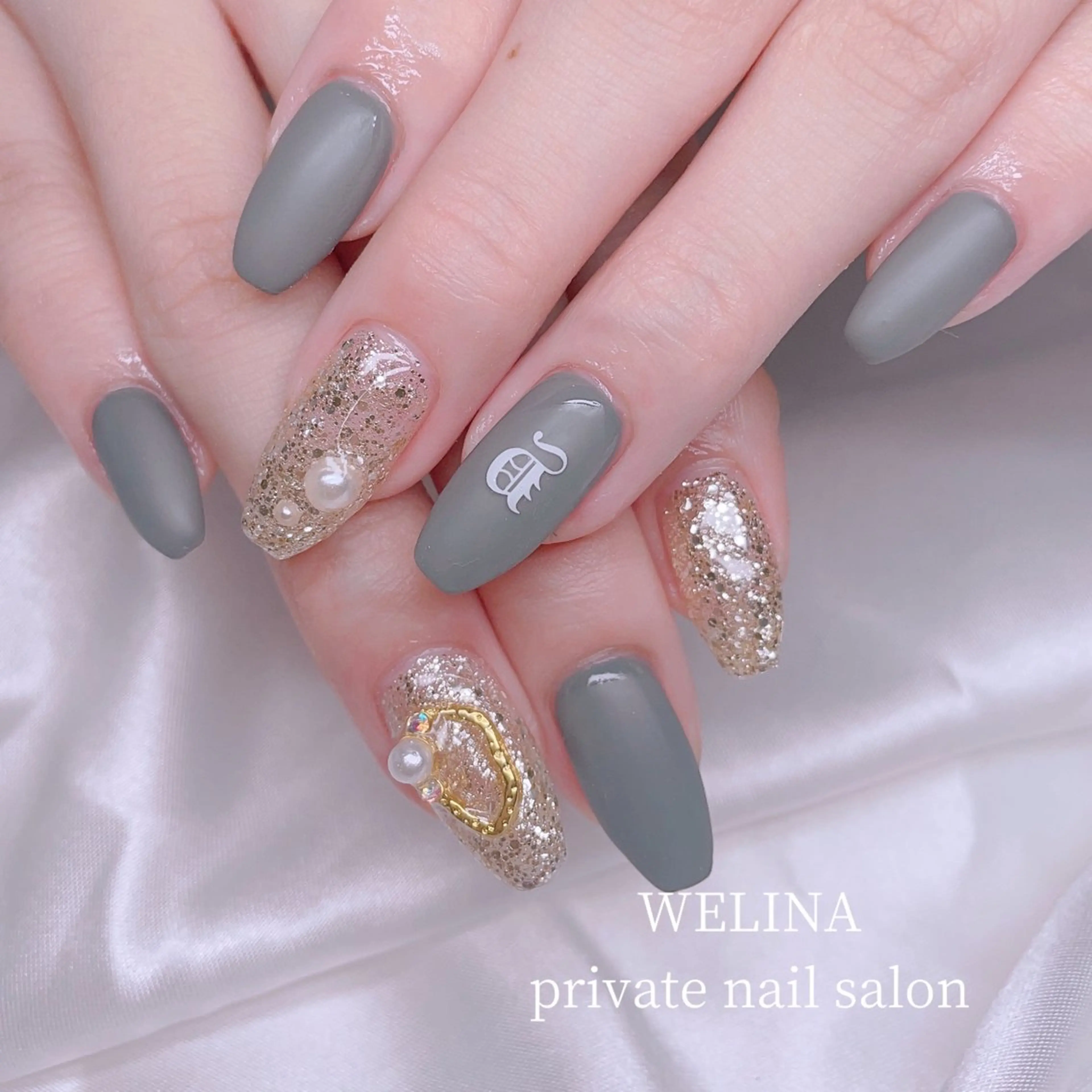 セミロング ハンドネイル WELINA nail salonのエステ・リラクイメージ