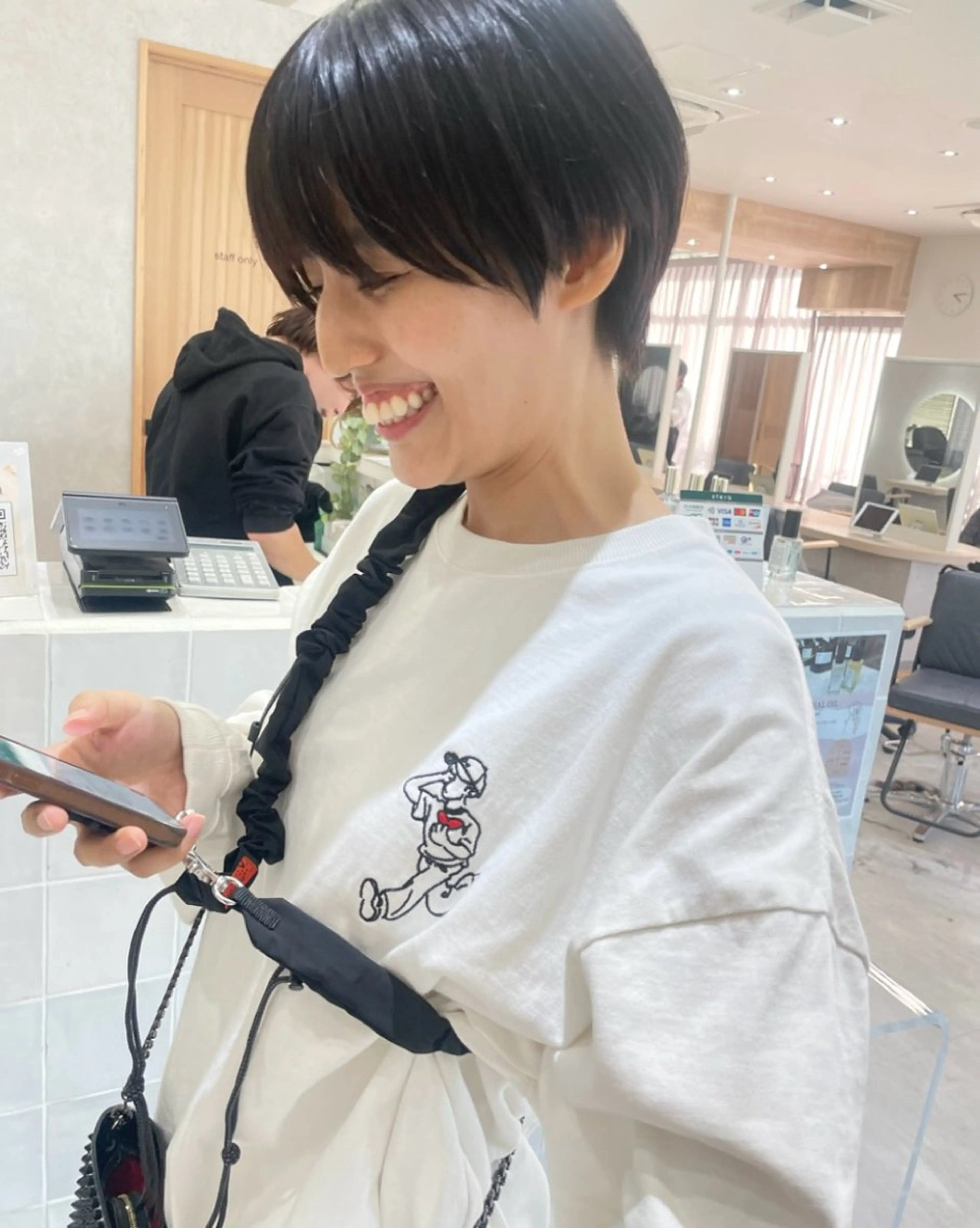 ショート ショートヘア カット ヘアカラー 🌿透明感ヘア 園田　朱梨🌿のヘアスタイル