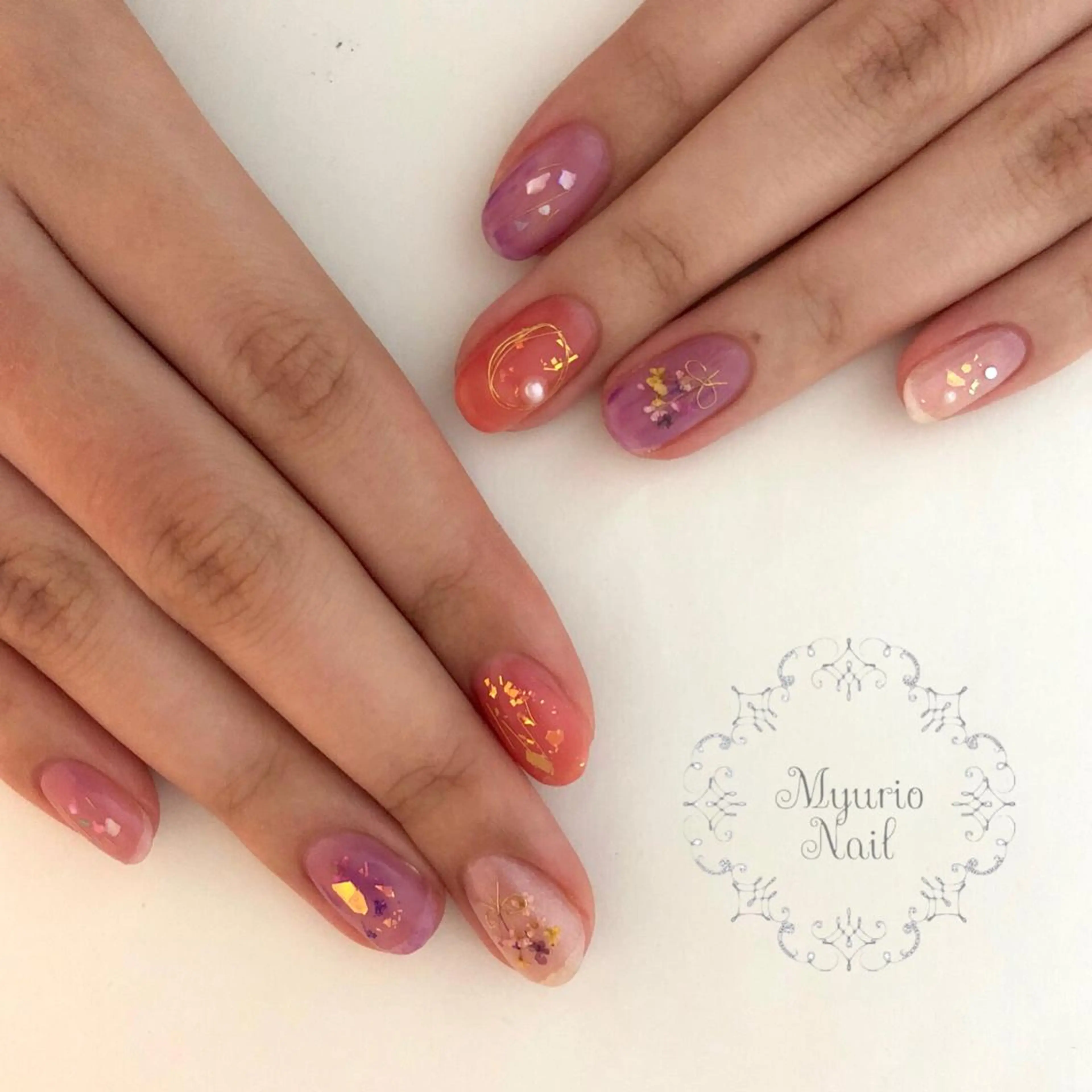 ネイル nail & eyelash Sympa 新横浜所属・𝓢𝔂𝓶𝓹𝓪 𝓜iwako🐰ᩚのネイルデザイン