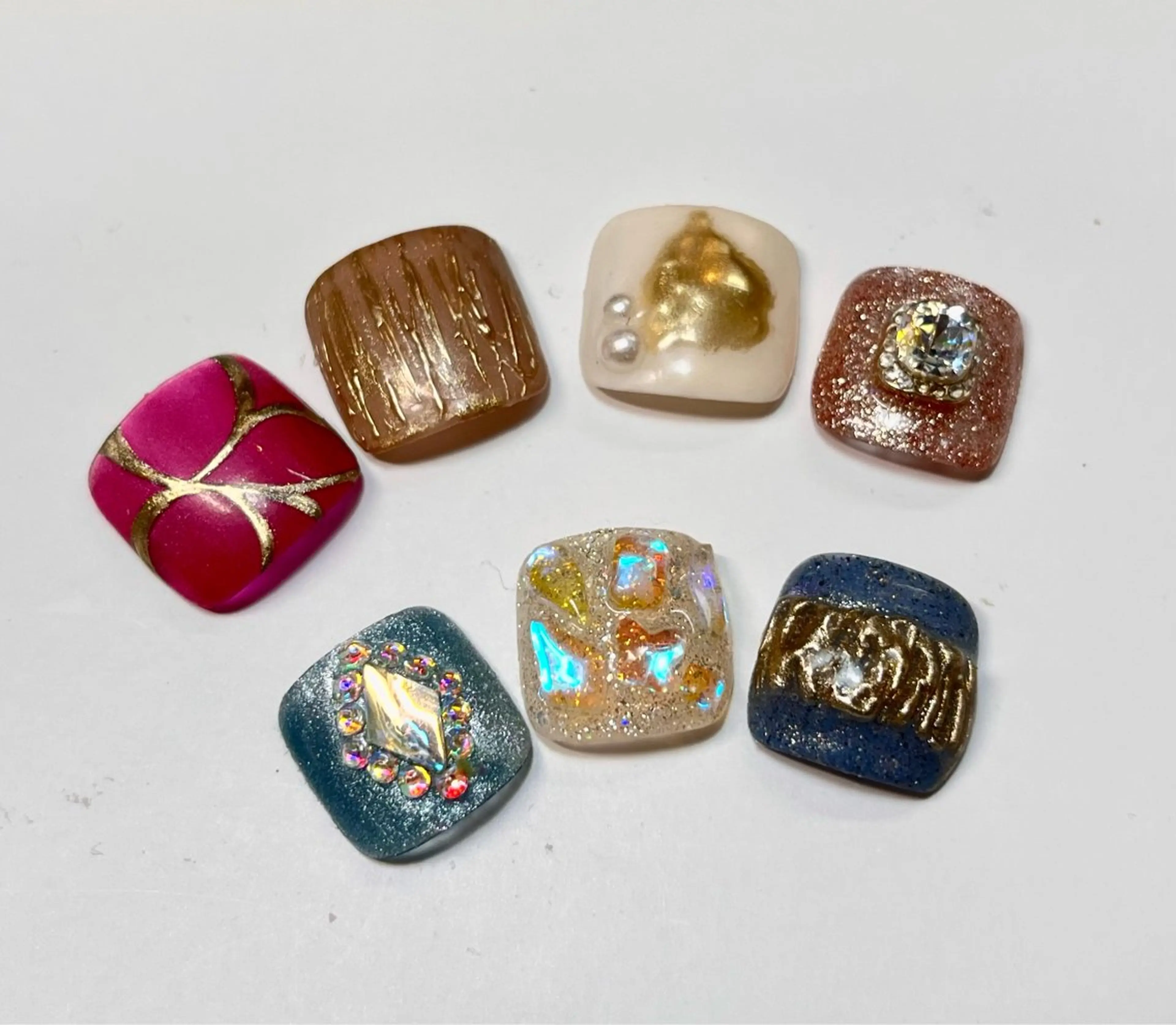 フット　親指1本アート【オフあり】の写真