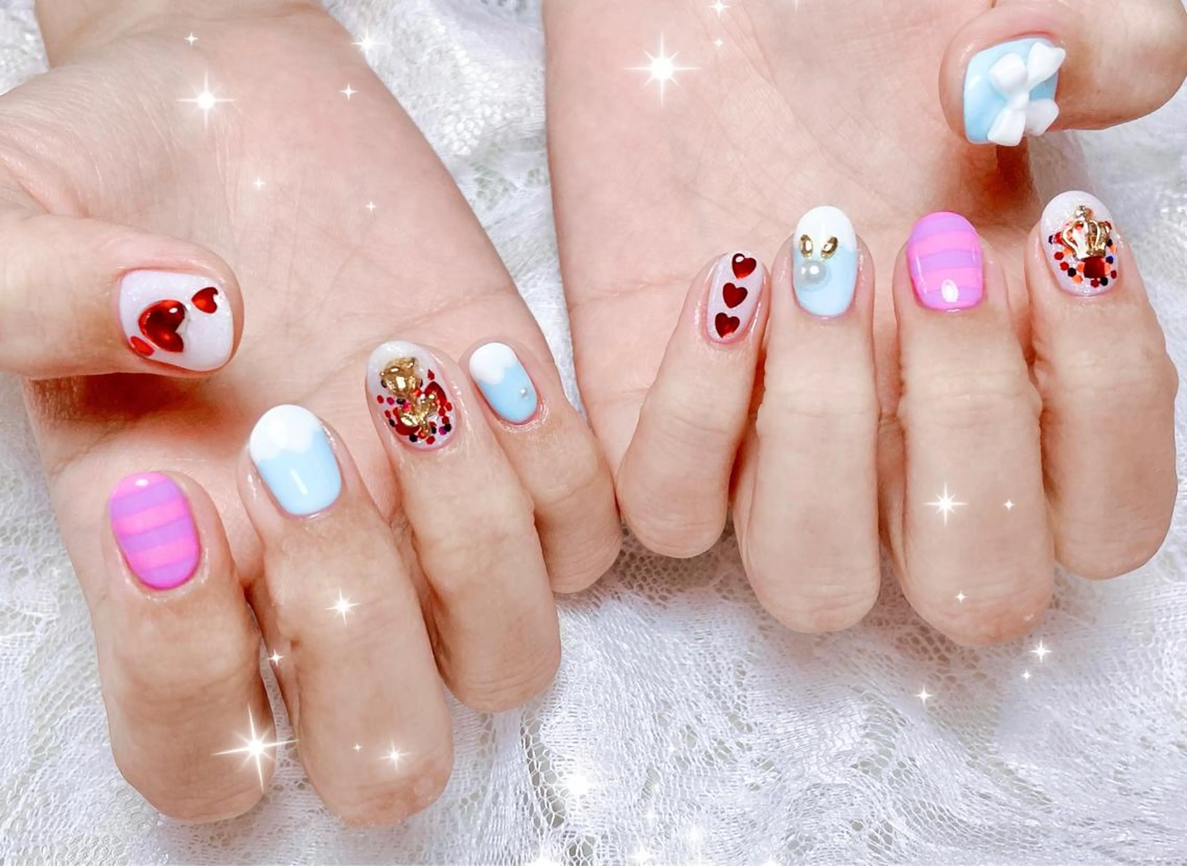 ネイル アートネイル ハンドネイル FLARE NAIL フレアネイルのネイルデザイン
