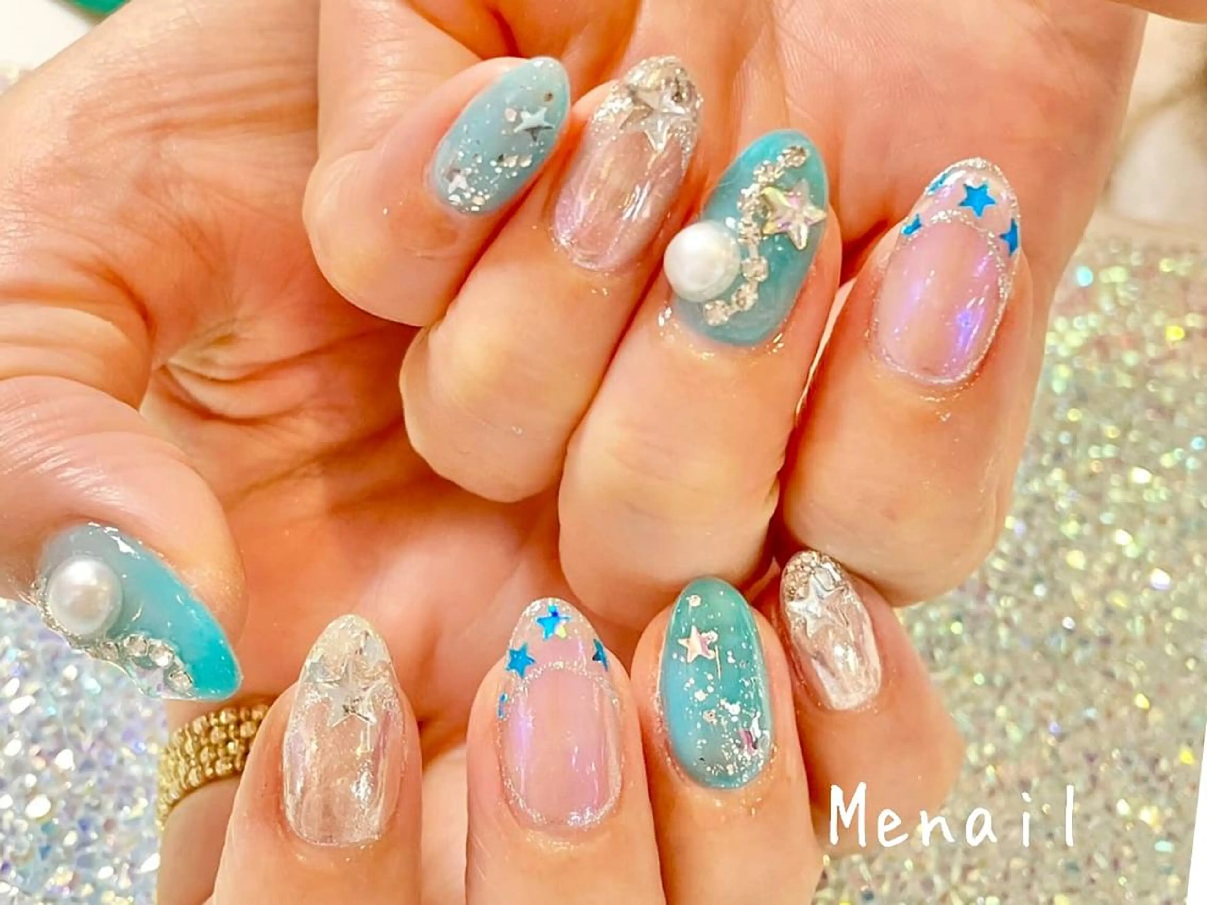 ネイル 心斎橋ワンホンネイル ☆Menail☆のネイルデザイン