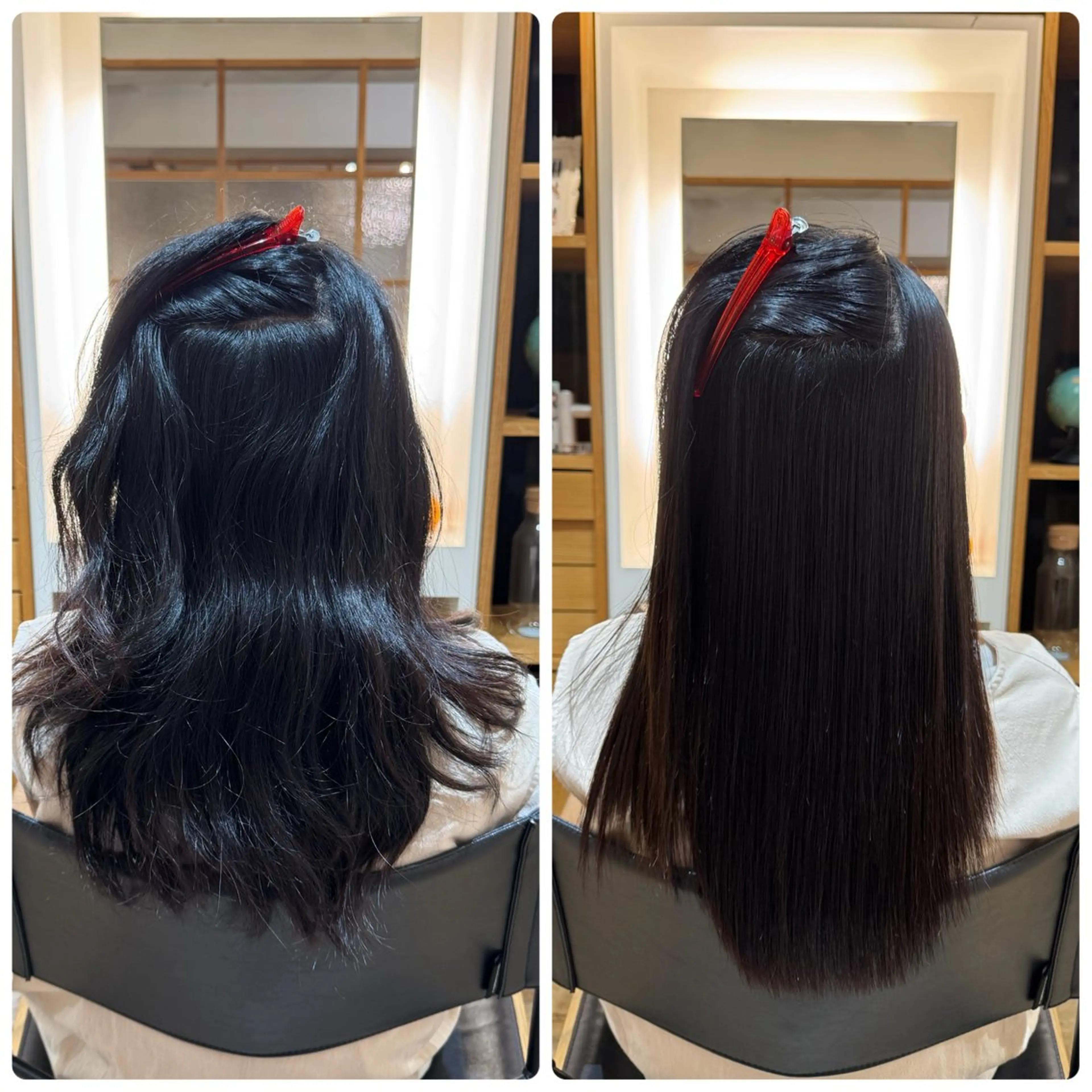 セミロング カット 縮毛矯正 トリートメント afloatkobe所属・美髪/髪質改善 川口凌弥のヘアスタイル