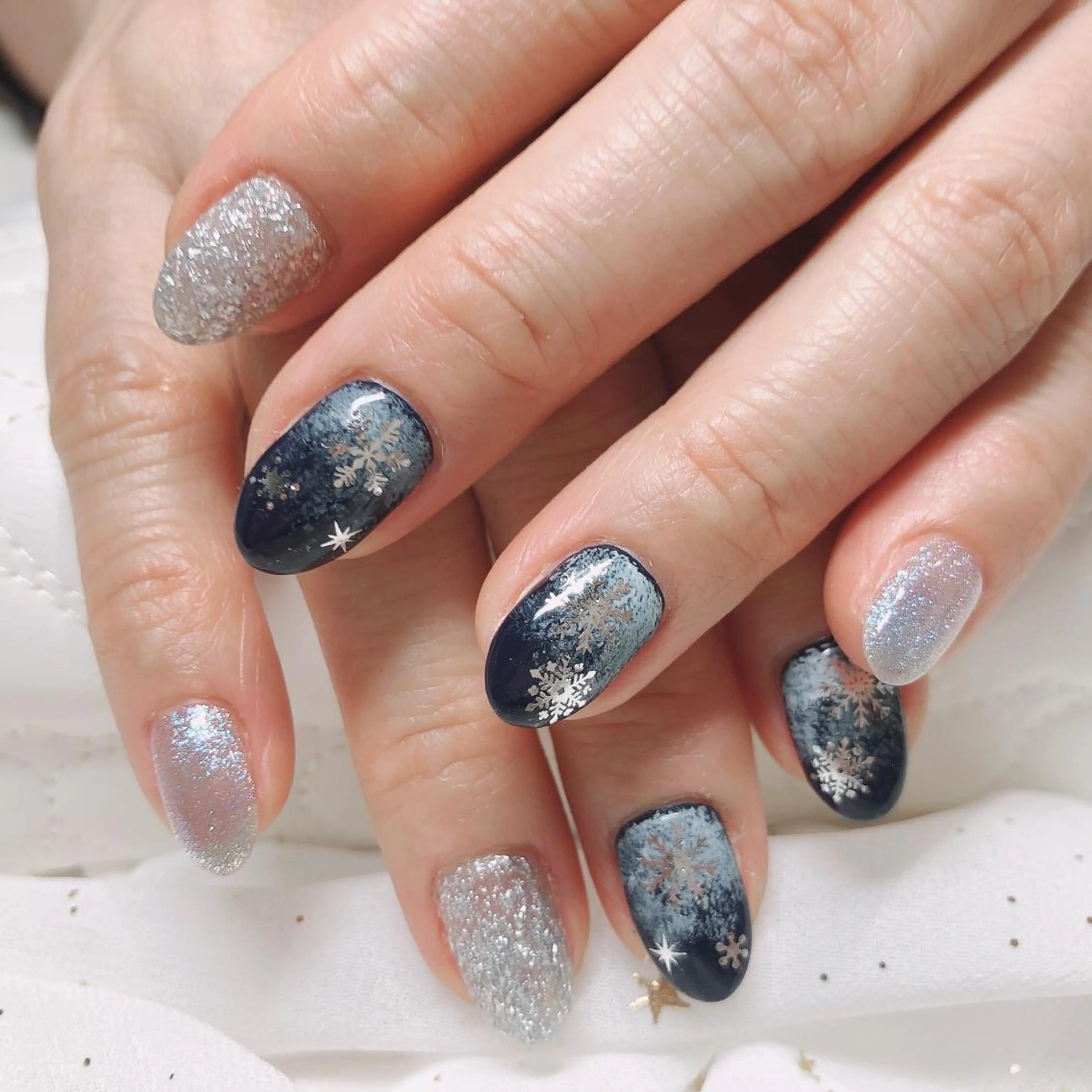 ネイル ✨Serenity ワンホンネイルのネイルデザイン