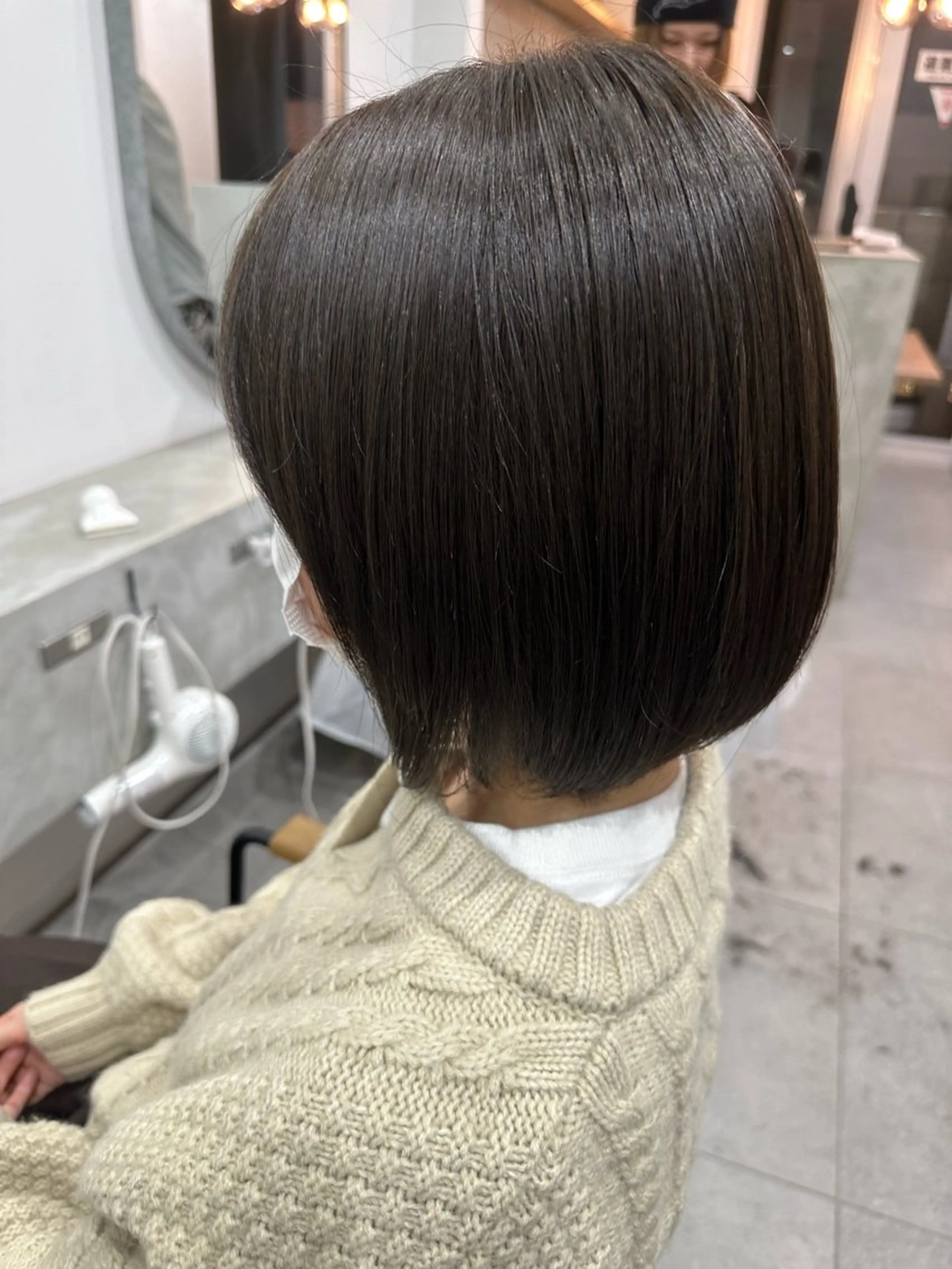 カラー グレージュ オリーブグレージュ オリーブグレー ヘアカラー トリートメント clan所属・志賀 海音のヘアスタイル