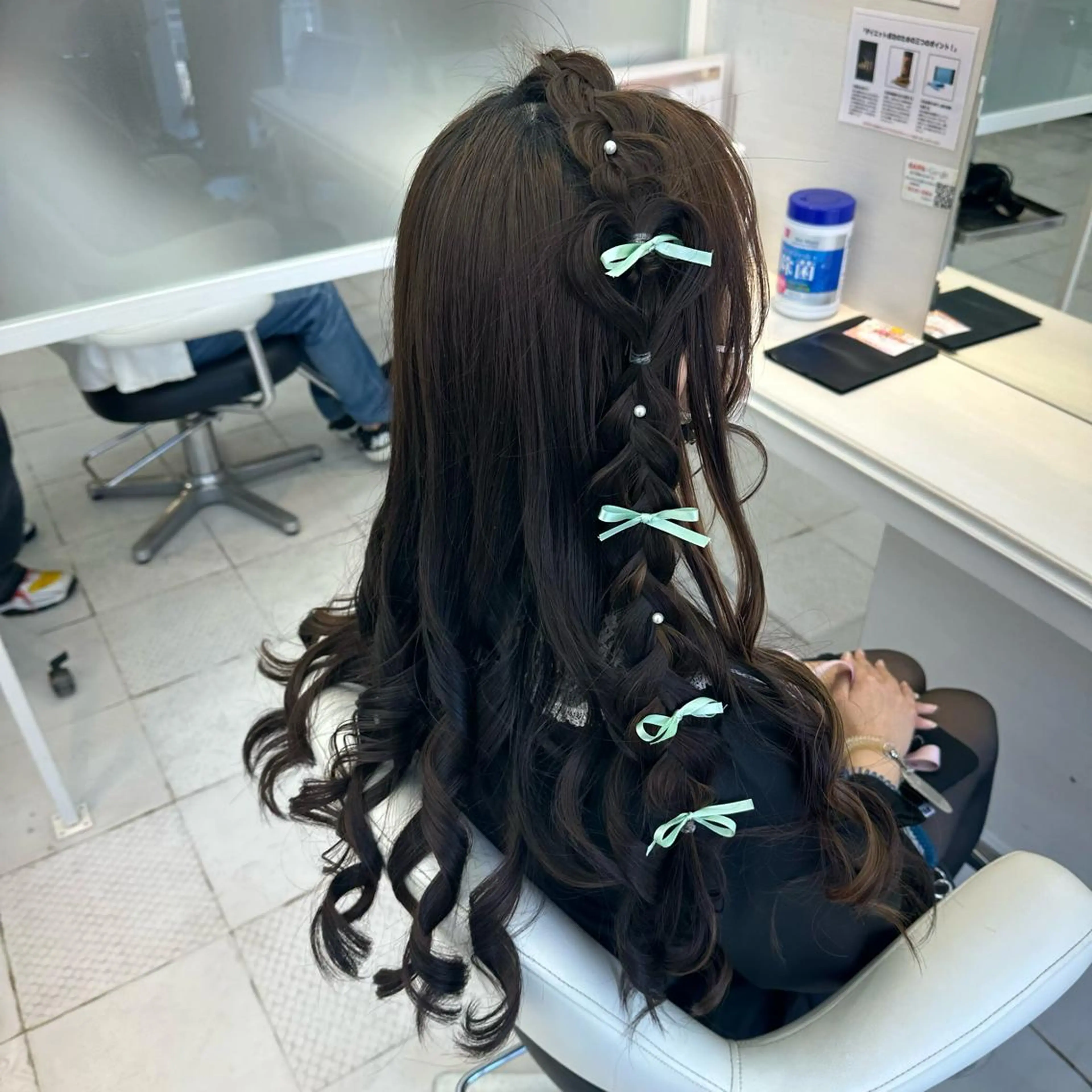 ロング ヘアアレンジ ヘアセット エクステ♡ヘアメ 内村麻衣のヘアスタイル