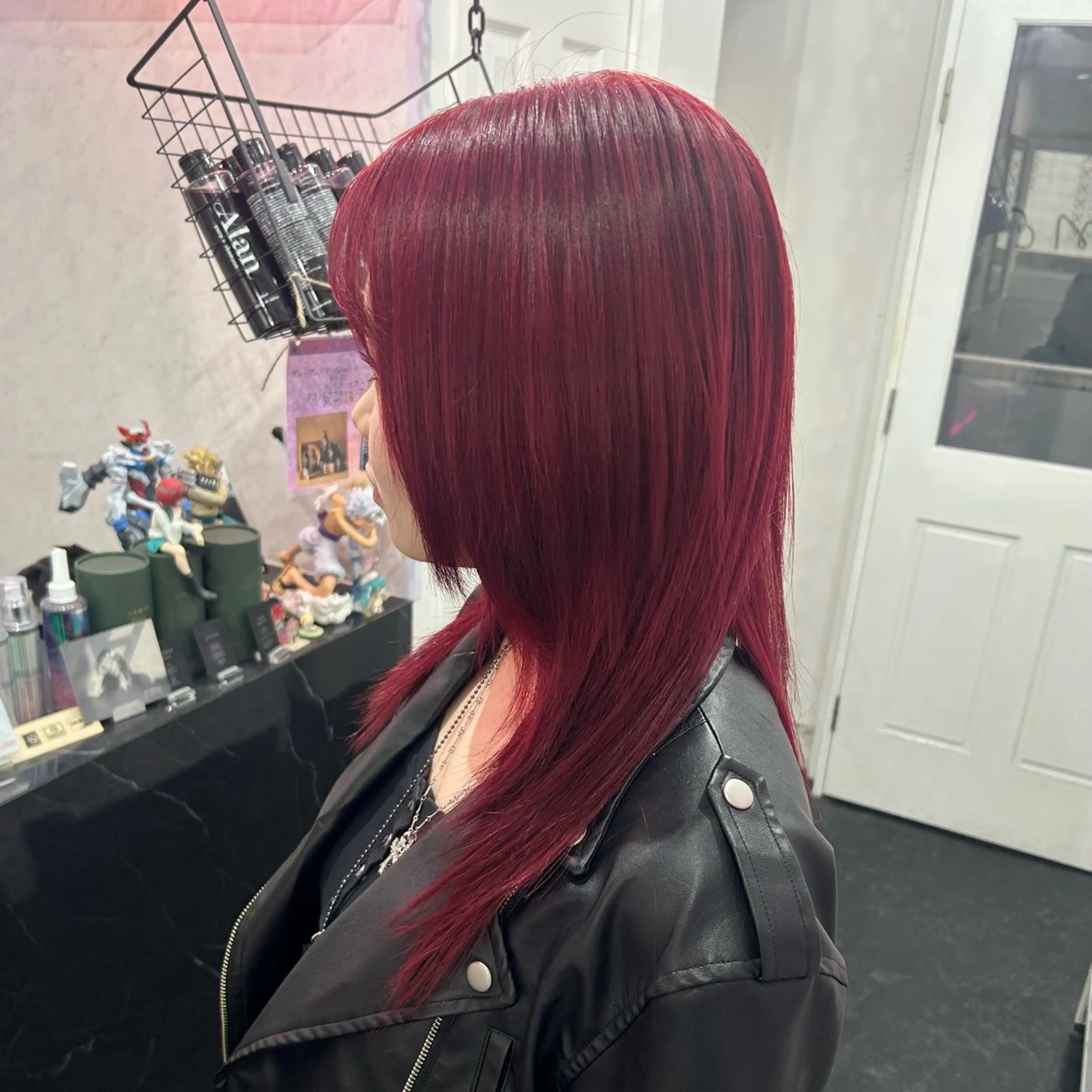 セミロング ヘアカラー トリートメント 🪼モモカ/デザイン ハイトーン🪼⟡.·のヘアスタイル