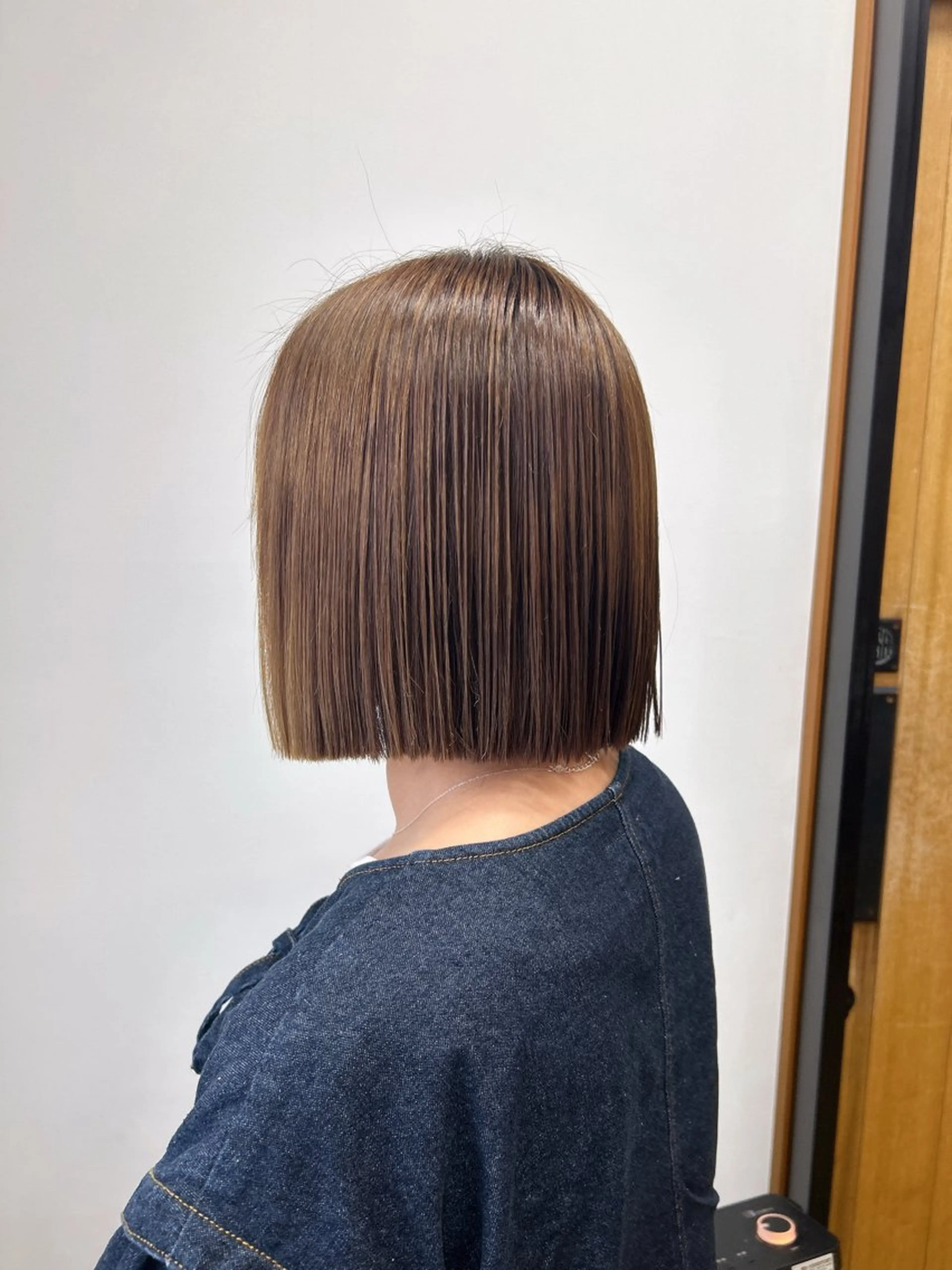 ショート カラー カット 縮毛矯正 トリートメント 伶風 /髪質改善ストレートのヘアスタイル