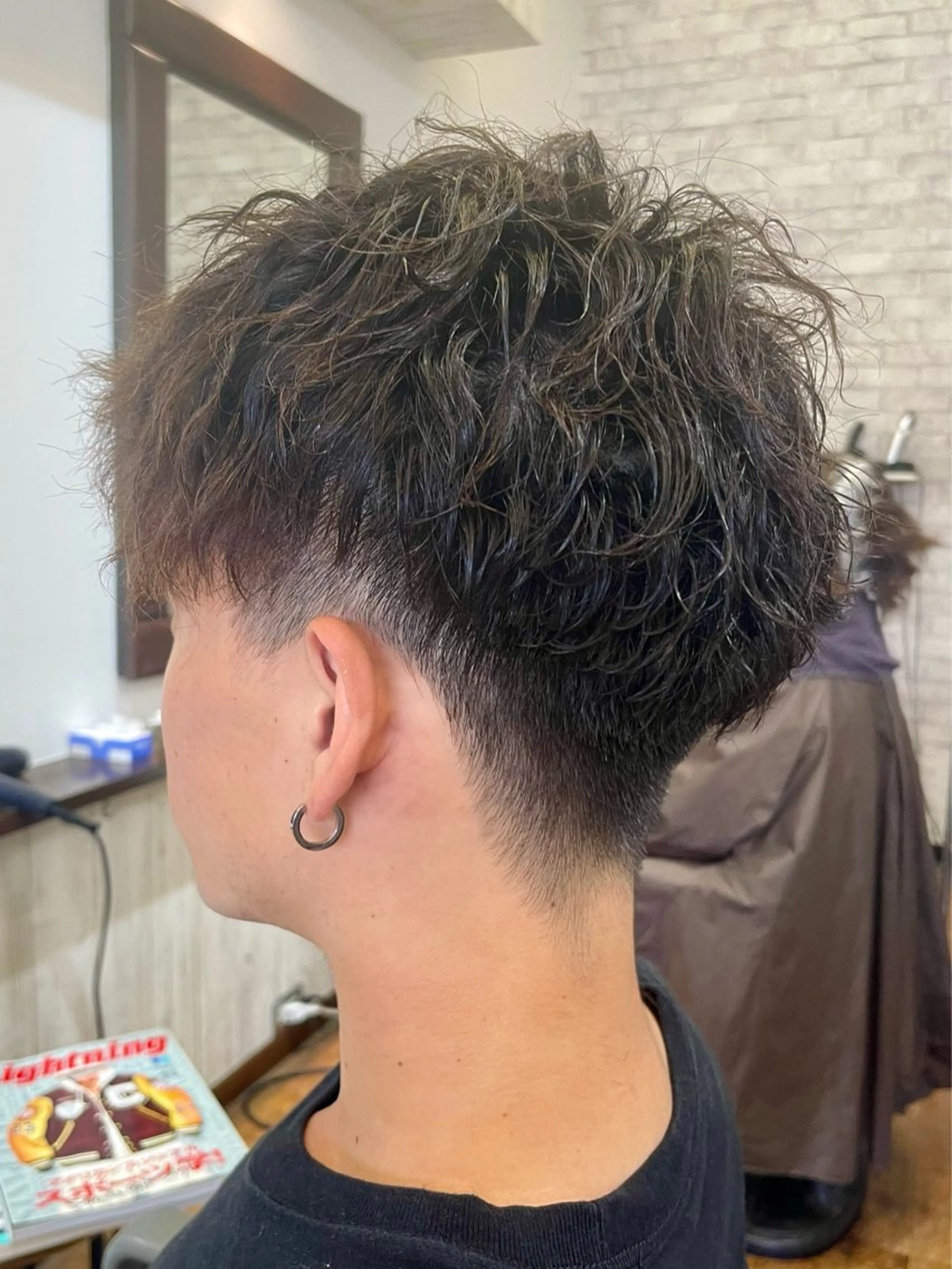 ショート カット パーマ 🍭透明感カラー 志賀拓海🍬🌈のヘアスタイル