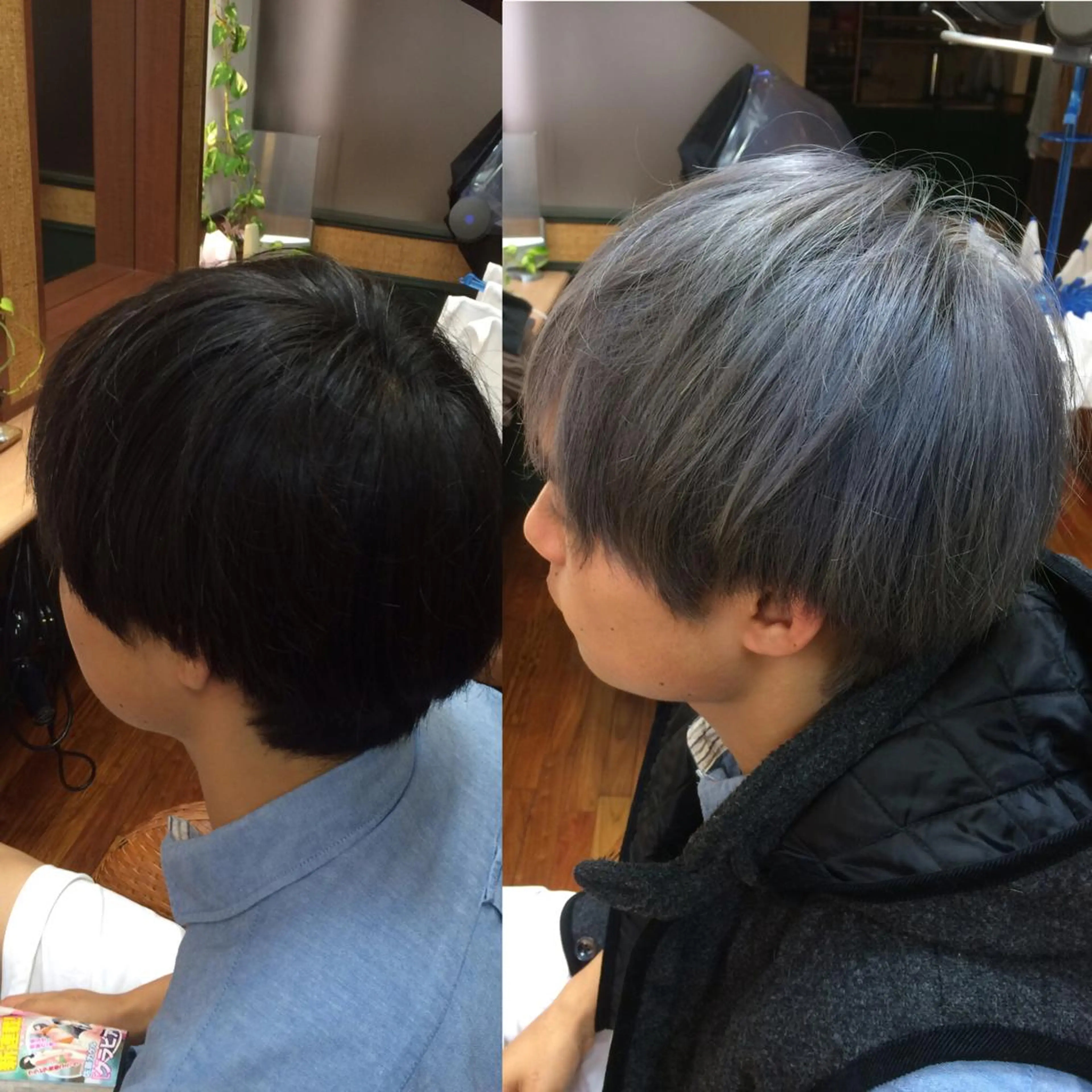 カラー メンズ メンズブリーチ アッシュ ブリーチ ラベンダーカラー ラベンダーアッシュ PANOLA所属・加藤 理沙のヘアスタイル