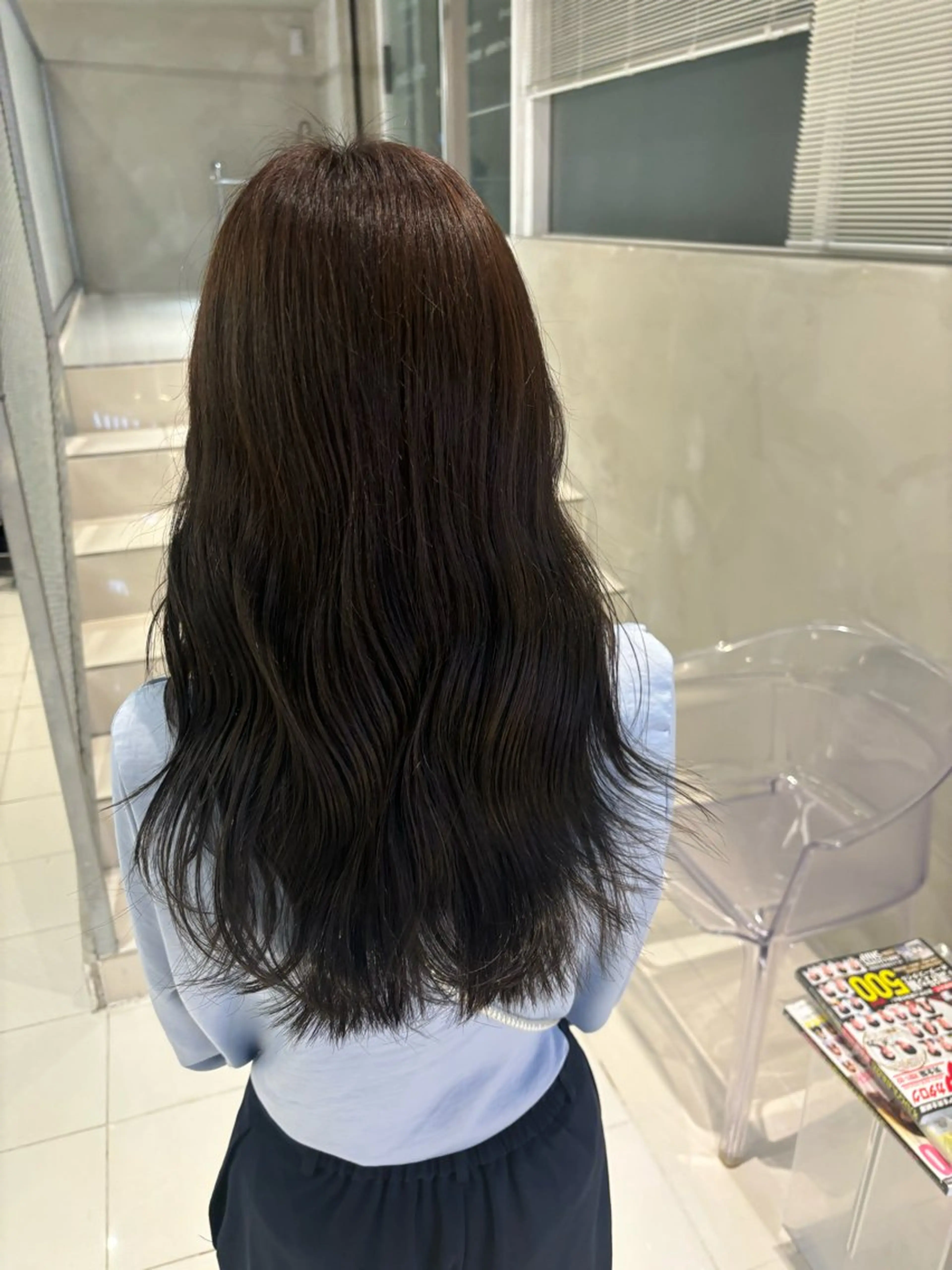 カラー ダークグレー ダークグレージュ グレージュ ヘアカラー 🧸ミルクティー／ ぷつっとボブ/ミクのヘアスタイル