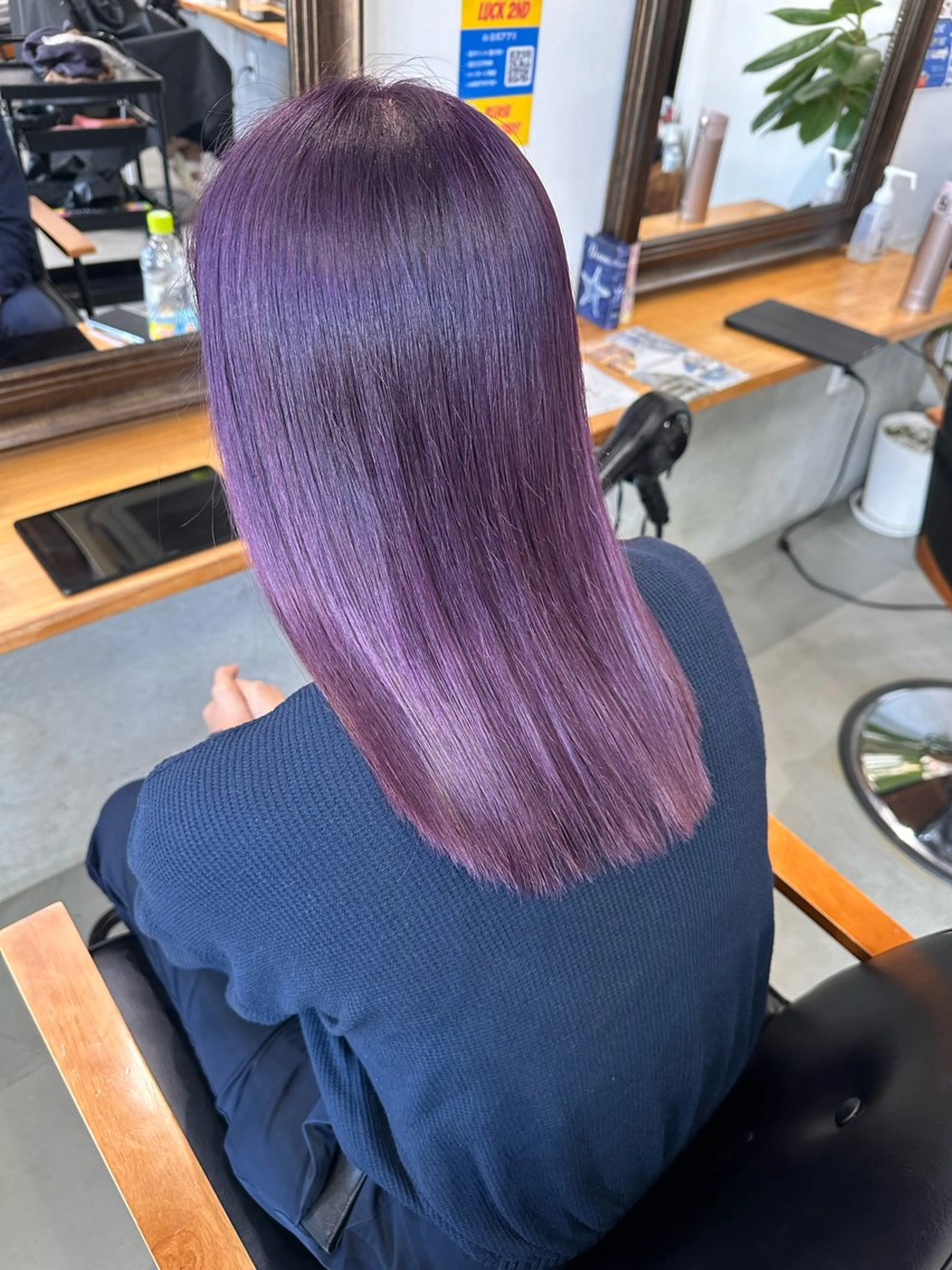 カラー バイオレットカラー ヘアカラー miyu 🦋のヘアスタイル
