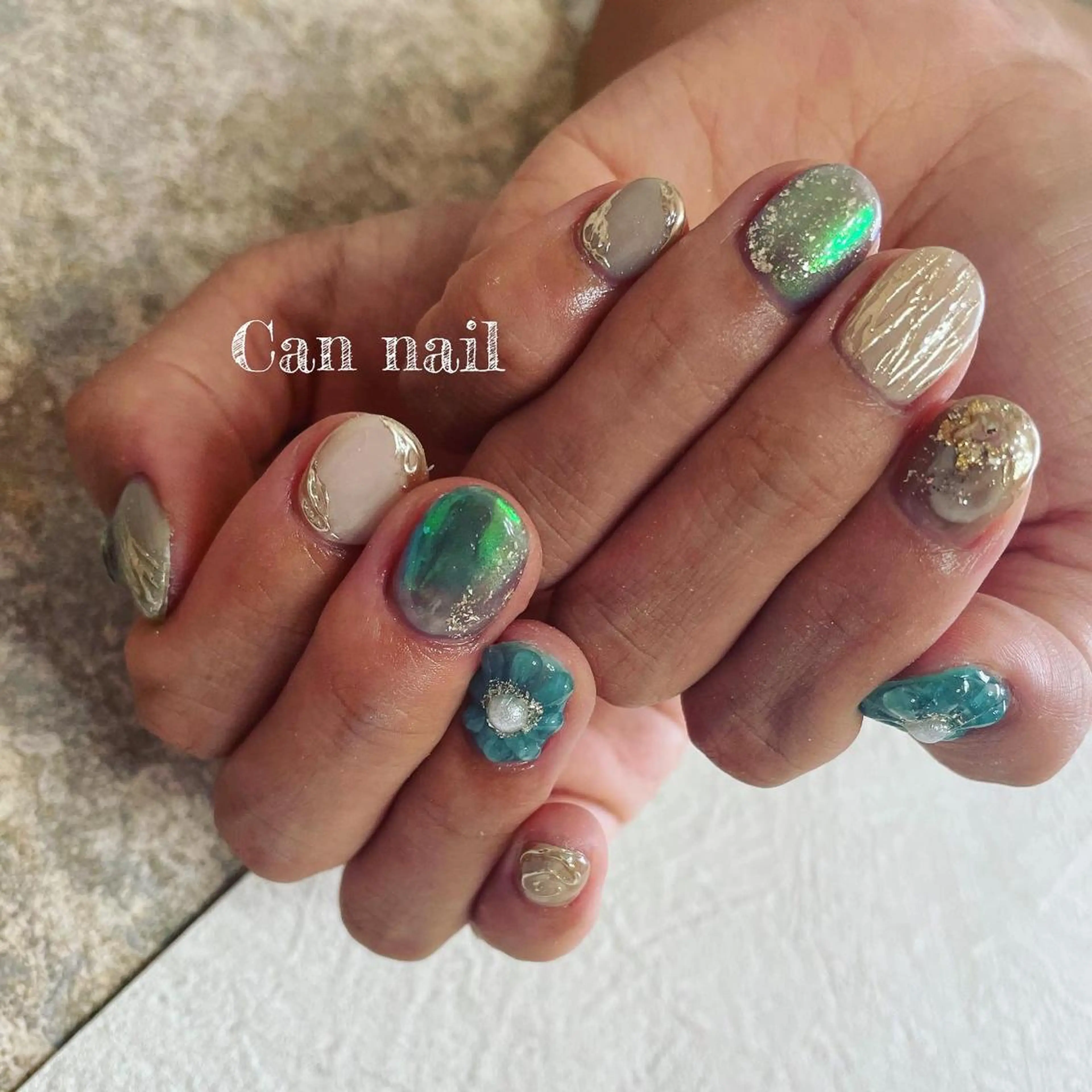 ショート ネイル ハンドネイル Parfum パルファンのネイルデザイン