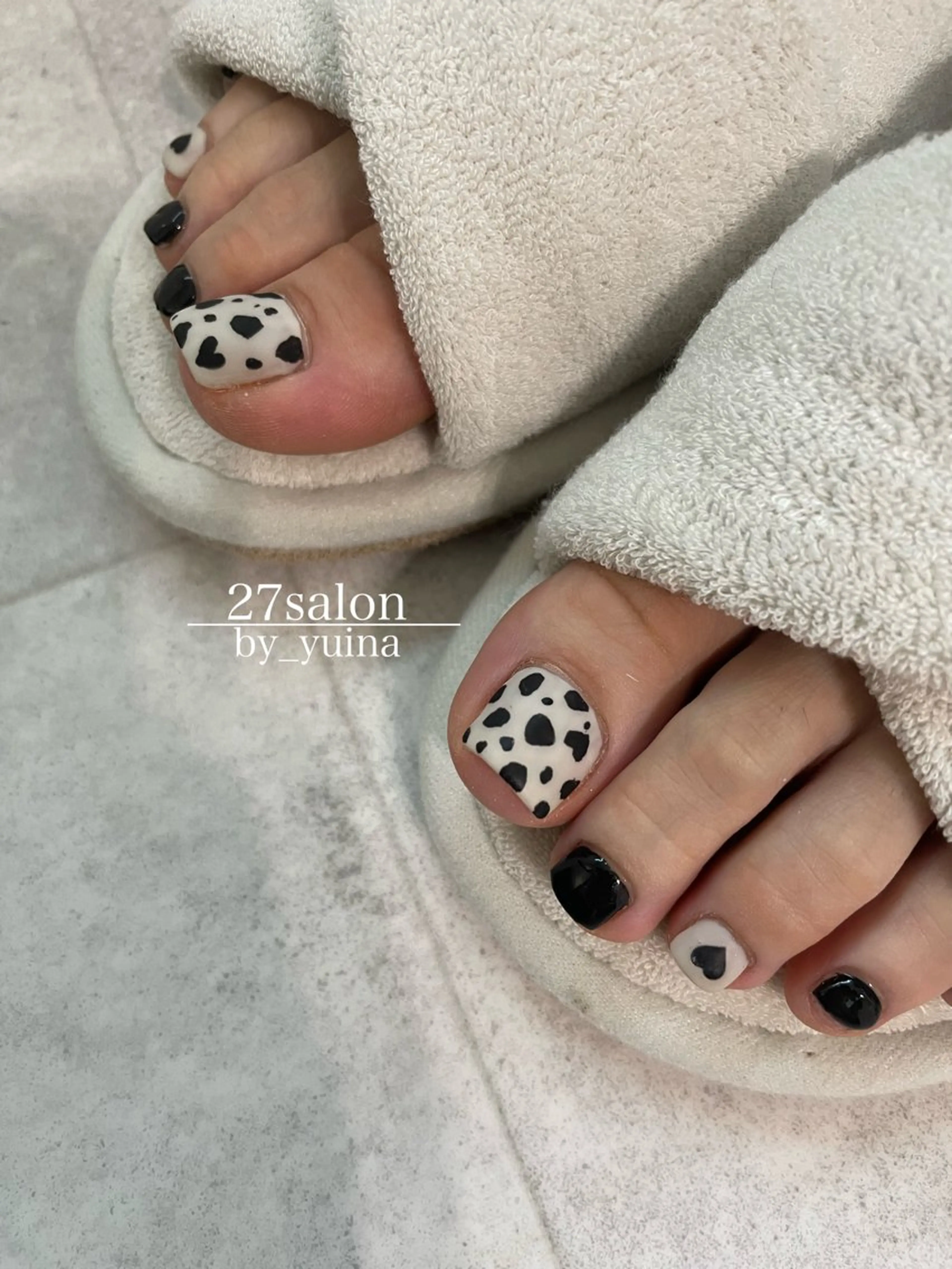 ネイル フットネイル フットネイル 27salon yuinaのネイルデザイン