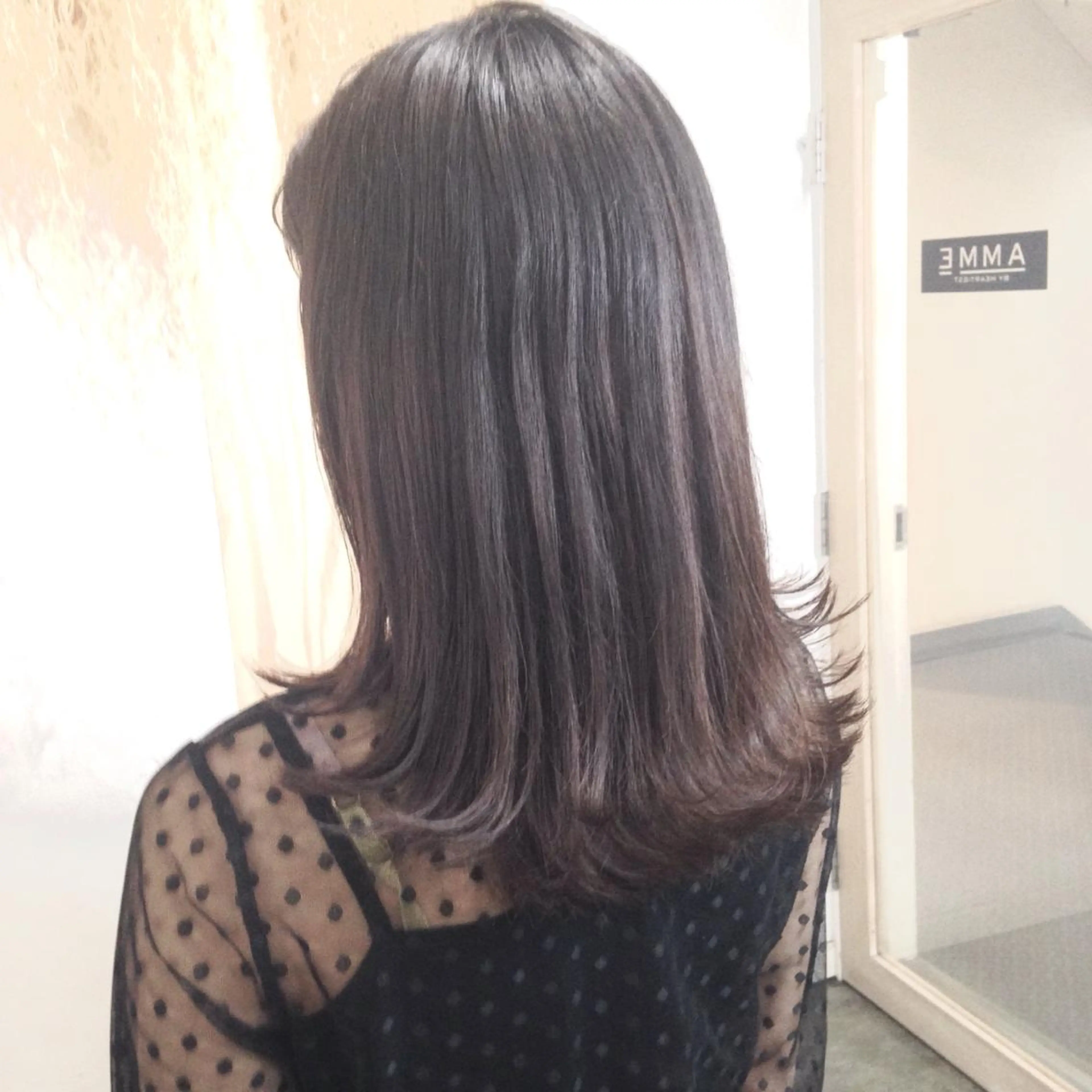 ミディアム カラー アッシュ アッシュグレー アッシュグレージュ グレージュ 💎髪質改善💎 デザイナーshinのヘアスタイル