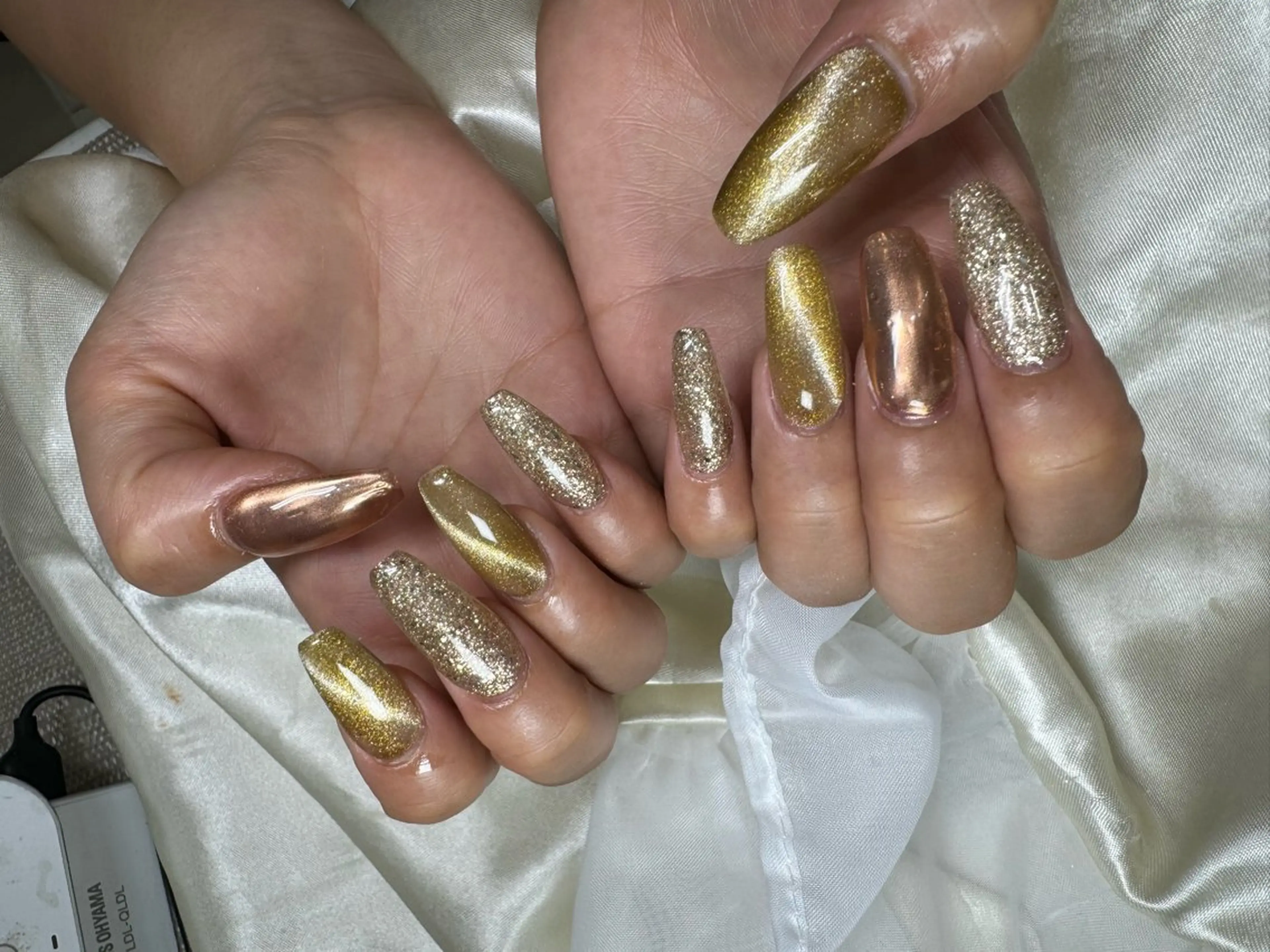 ネイル マグネットネイル ミラーネイル ＥＮＮＡＩＬ野中本店所属・EN_NAIL 野中本店Nozomiのネイルデザイン