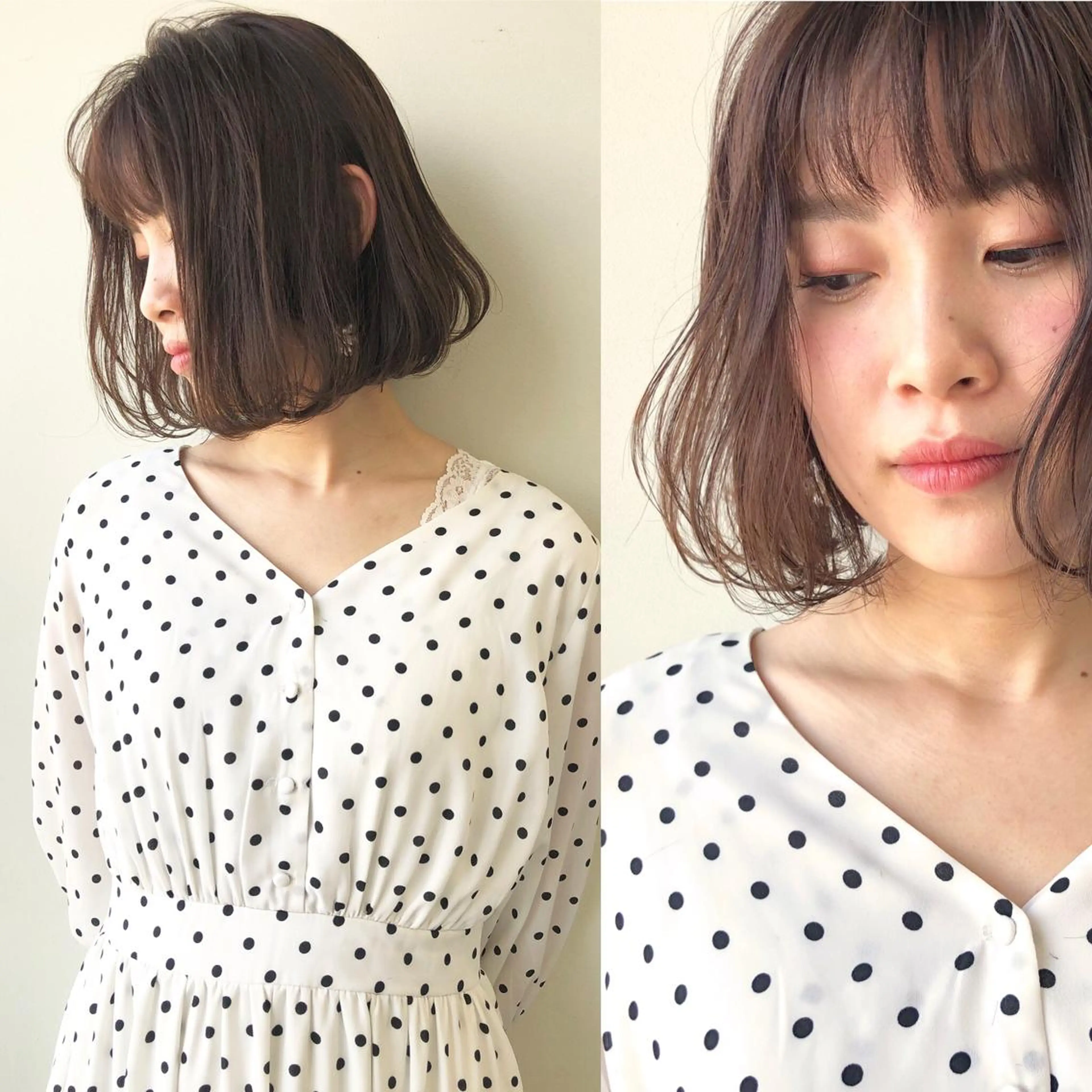 ミディアム ボブ 小澤大輔 YOLO hairのヘアスタイル