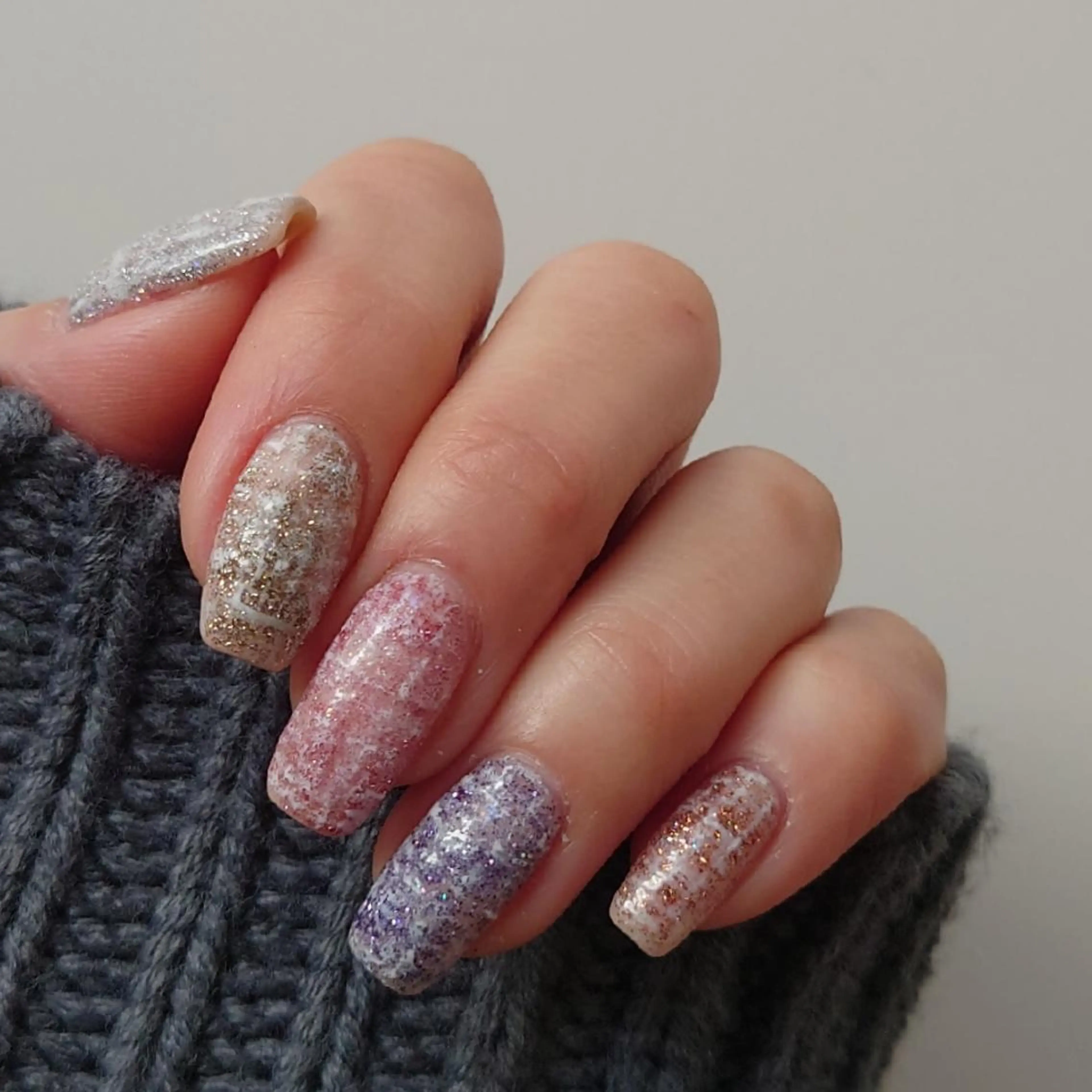 ネイル アートネイル ジェルネイル ツイードネイル improve /mamiのネイルデザイン